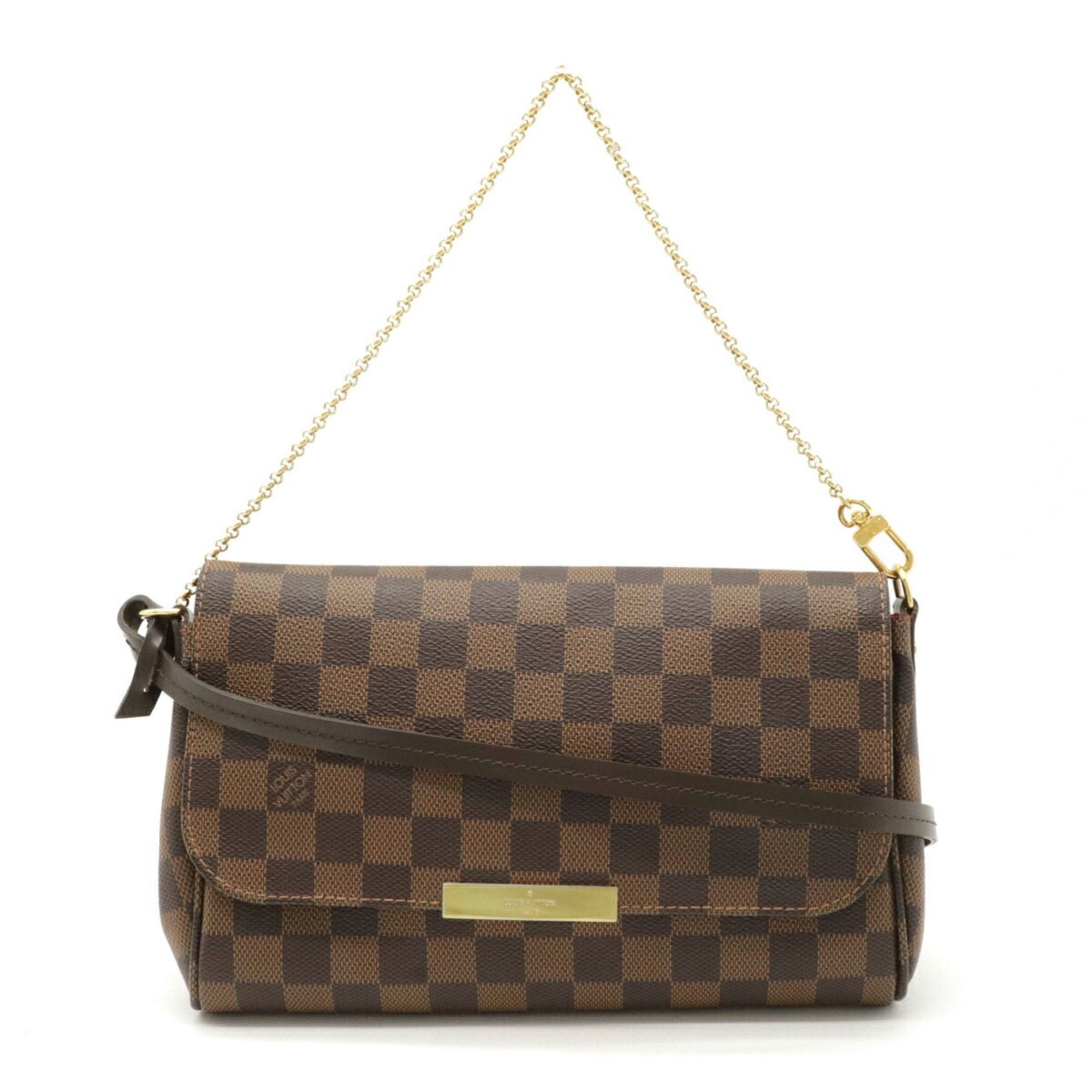 LOUIS VUITTON Favorite MM Damier Azur Shoulder Crossbody Bag-US