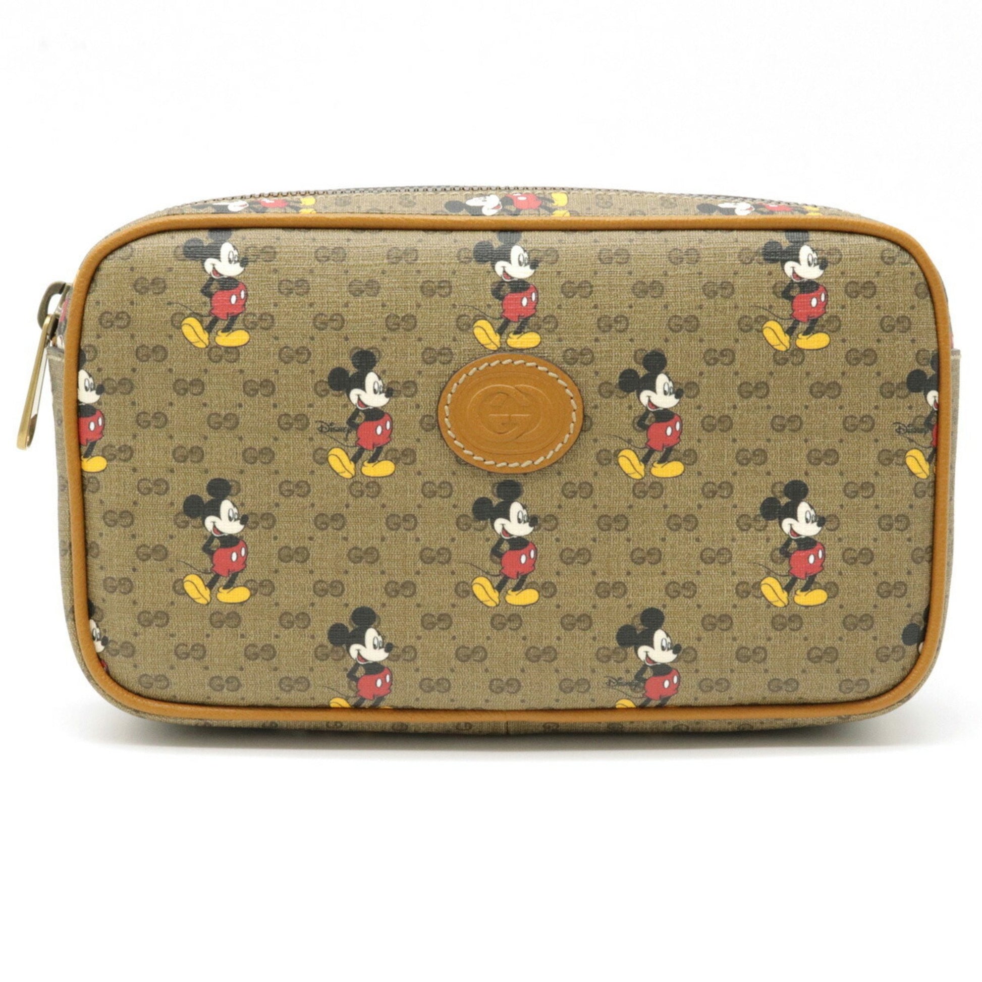 GUCCI x Disney Mickey Mouse GG Supreme Coated Canvas Crossbody Bag Bro