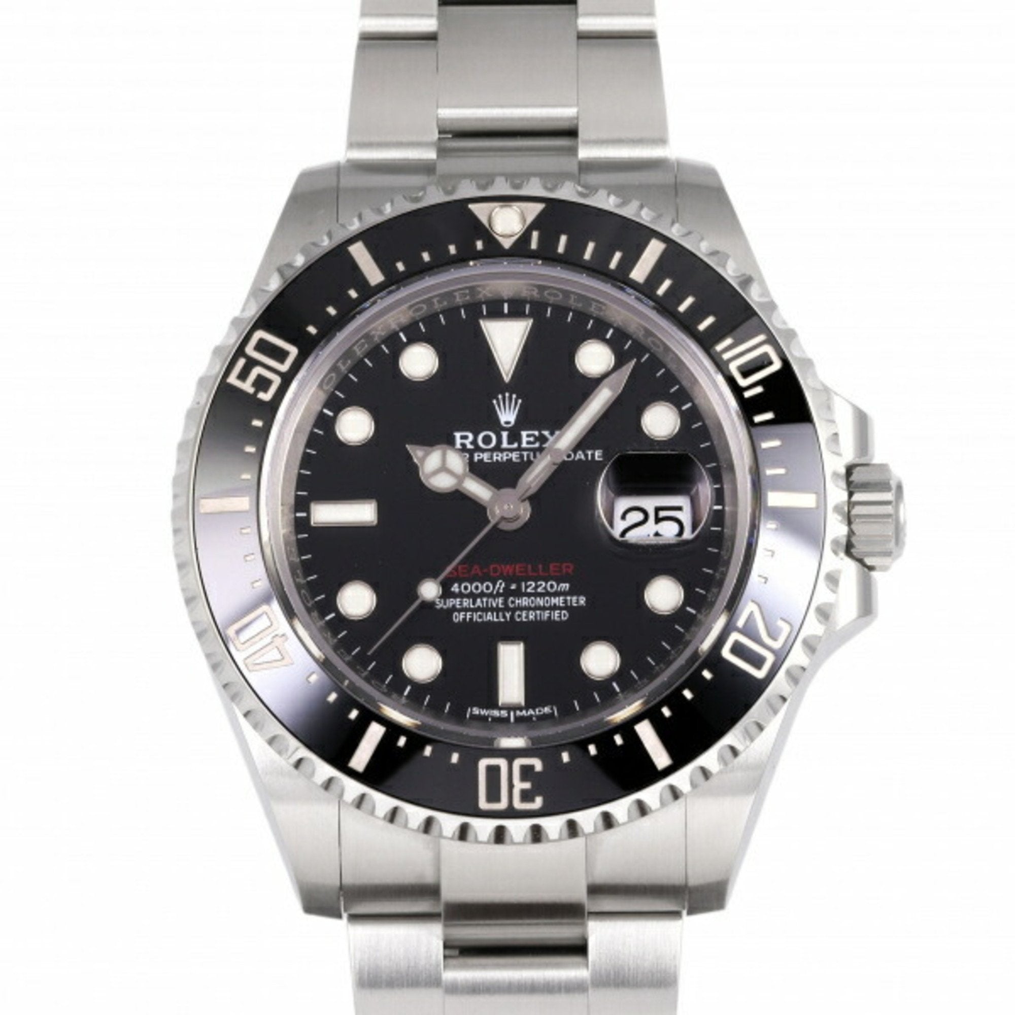 image of ROLEX sea dweller 126600 black dial watch men