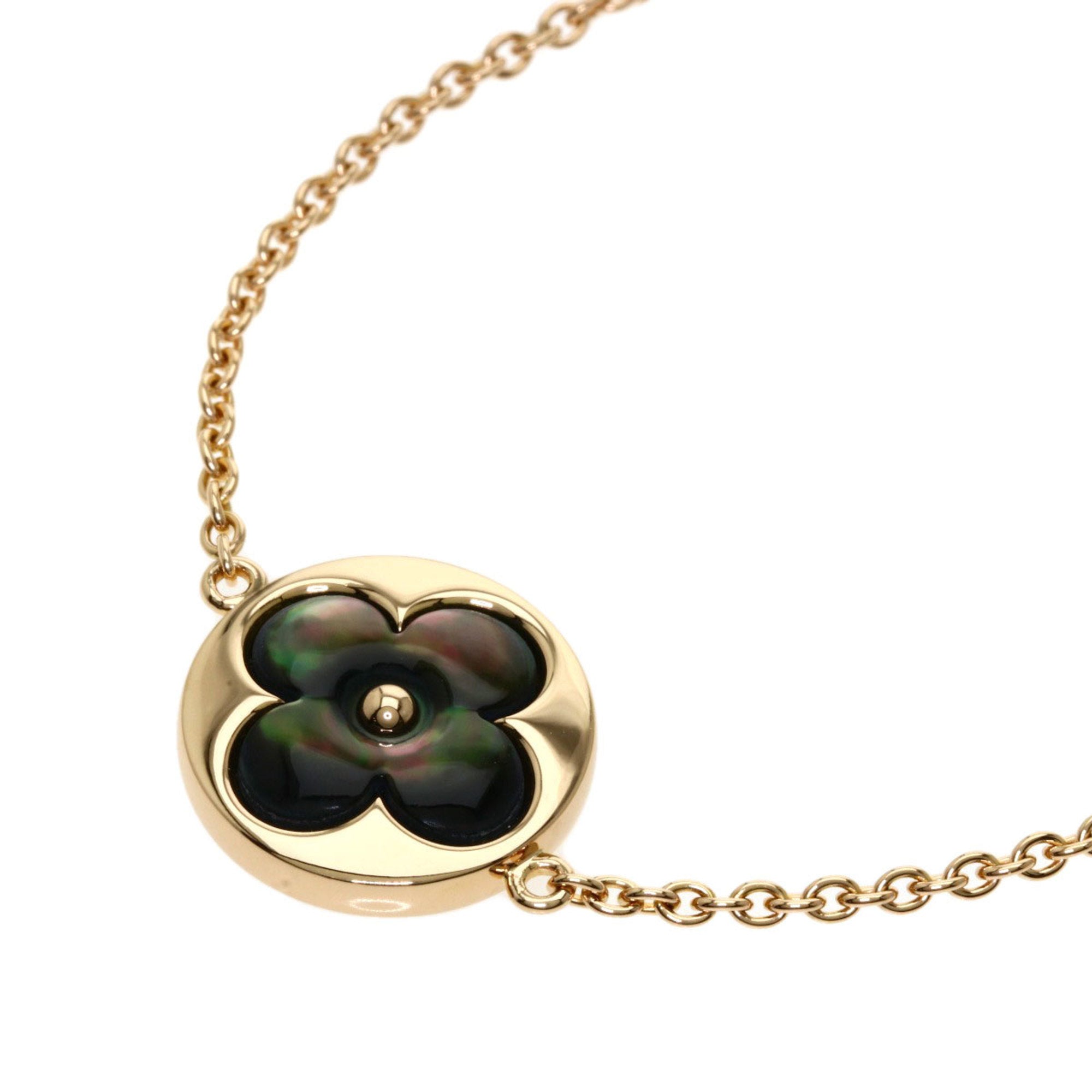 Color Blossom Necklace, Yellow Gold, White Mother-Of-Pearl And Diamonds -  Collections Q94466