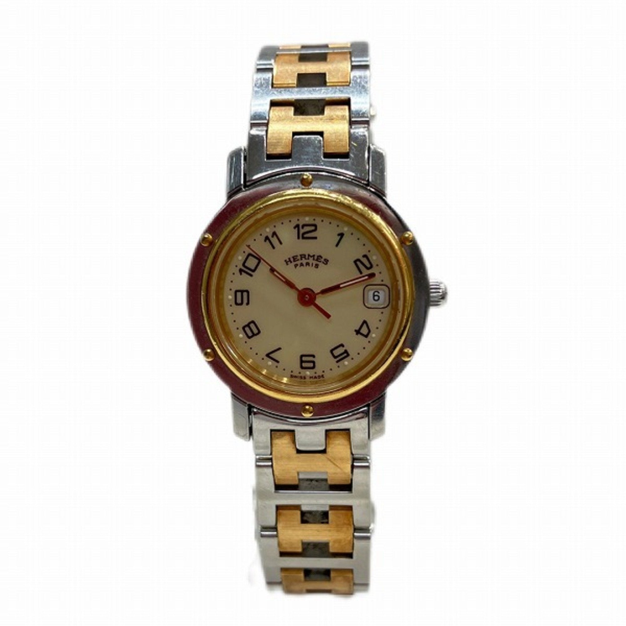 Image of HERMES Clipper CL4.220 Quartz Watch Ladies