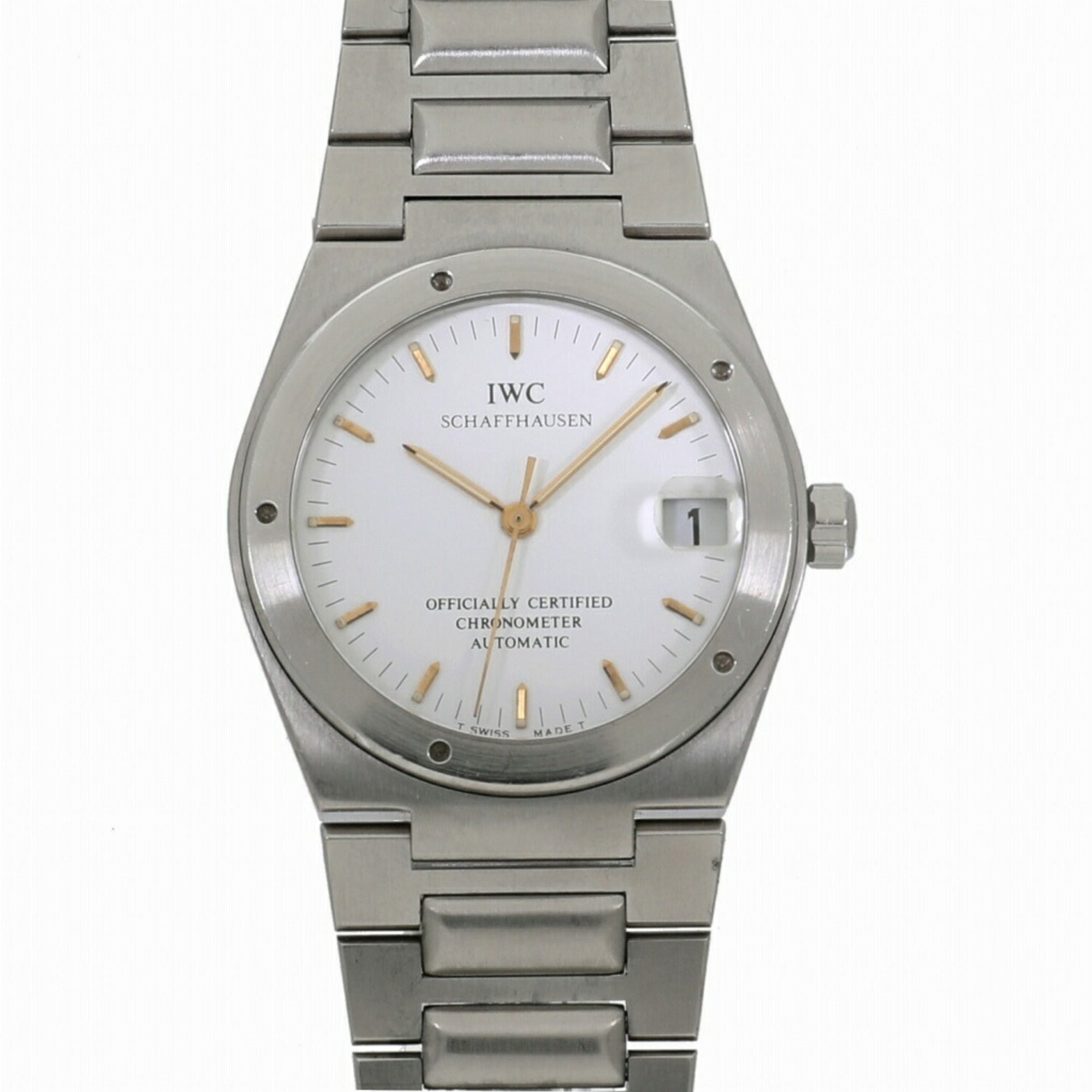 image of IWC Ingenieur Chronometer Automatic 3521-001 / IW352101 White Men's Watch