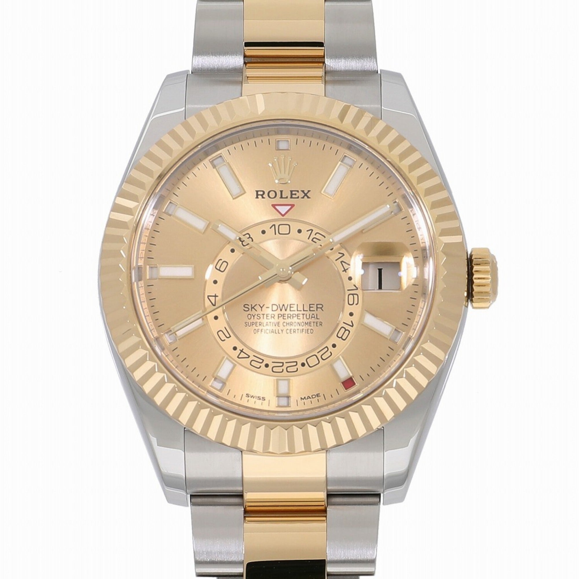 image of ROLEX Sky-Dweller 326933 Random Champagne Men's Watch