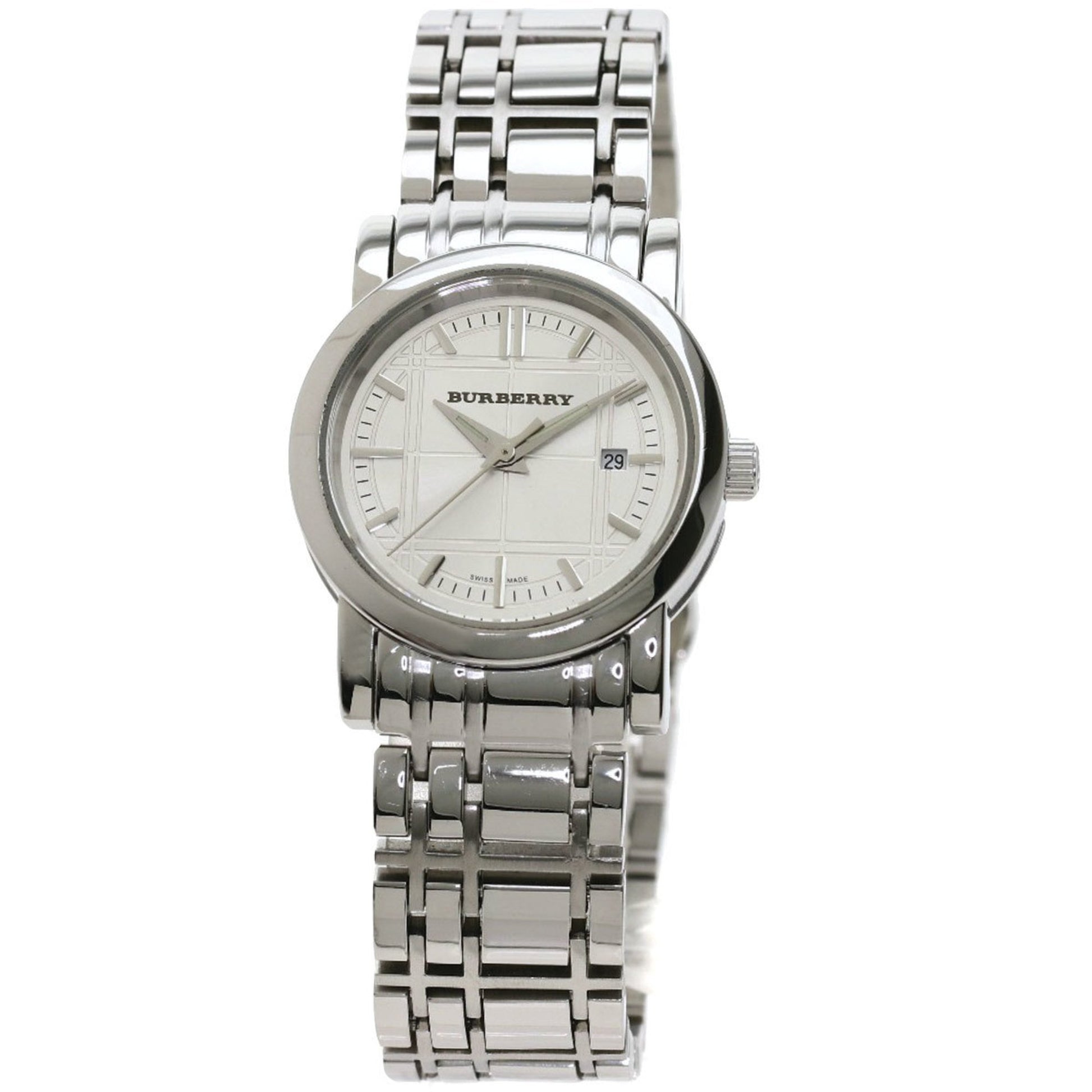 Burberry BU1351 Heritage Check Watch Stainless Steel / SS Ladies BURBE