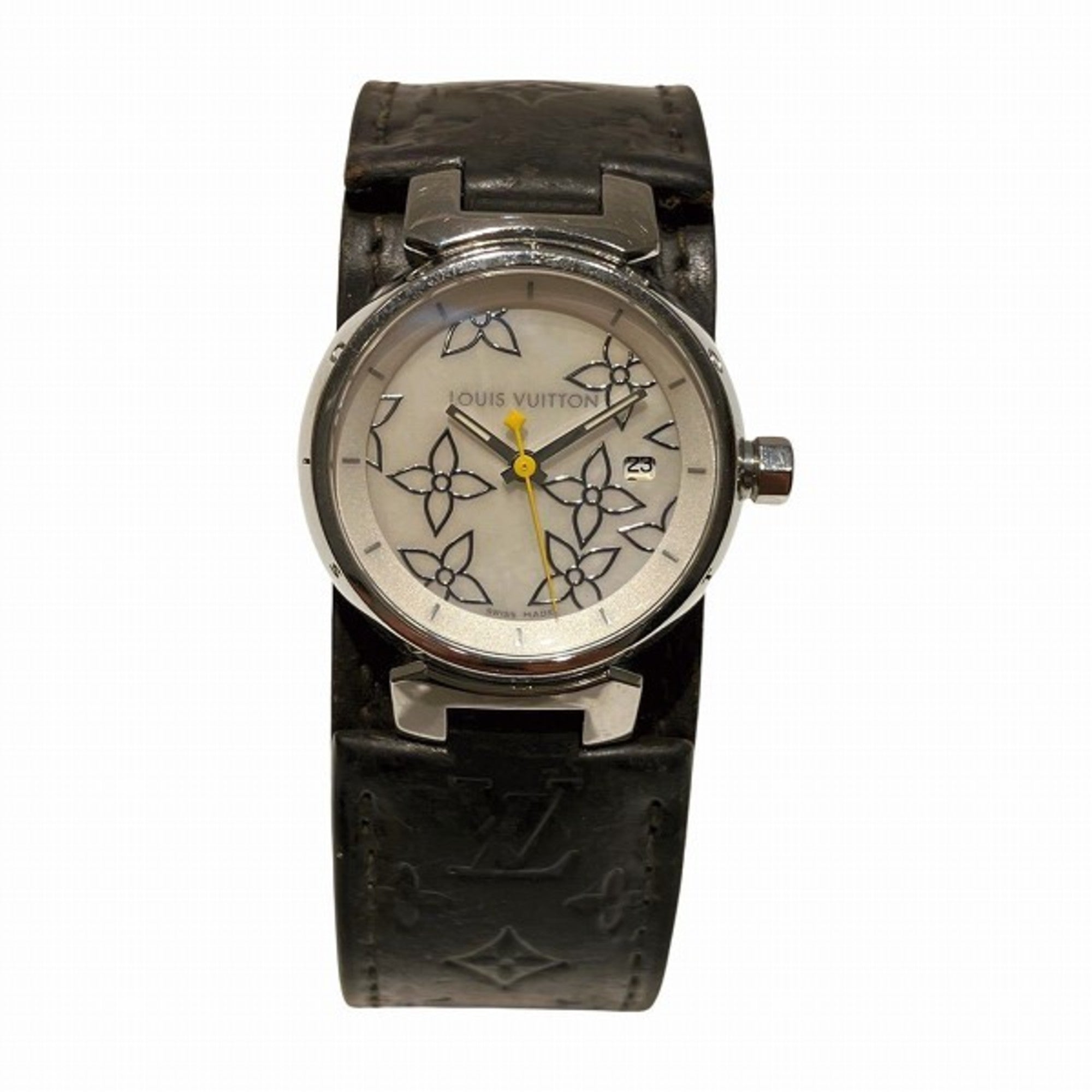 image of LOUIS VUITTON Tambour Q121C Quartz Watch Ladies