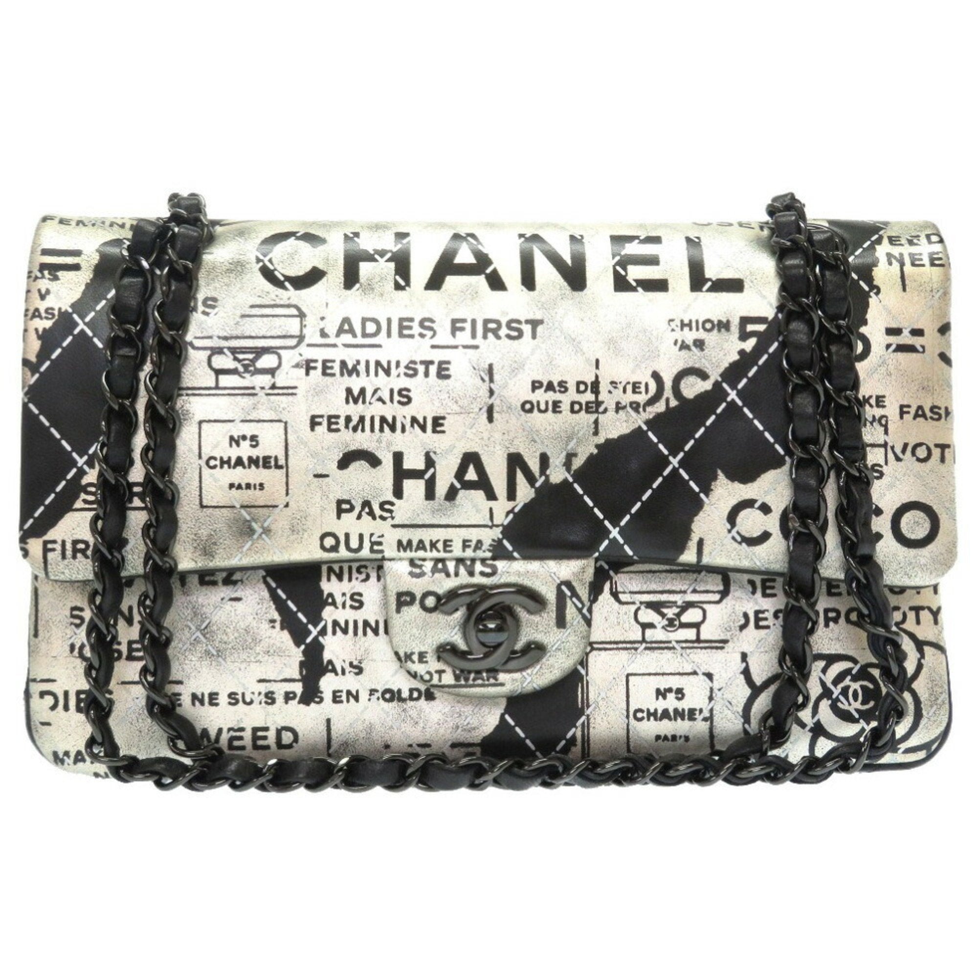 Chanel CHANEL Double Flap Matrasse Coco Mark Turn Rock Chain Shoulder –  NUIR VINTAGE