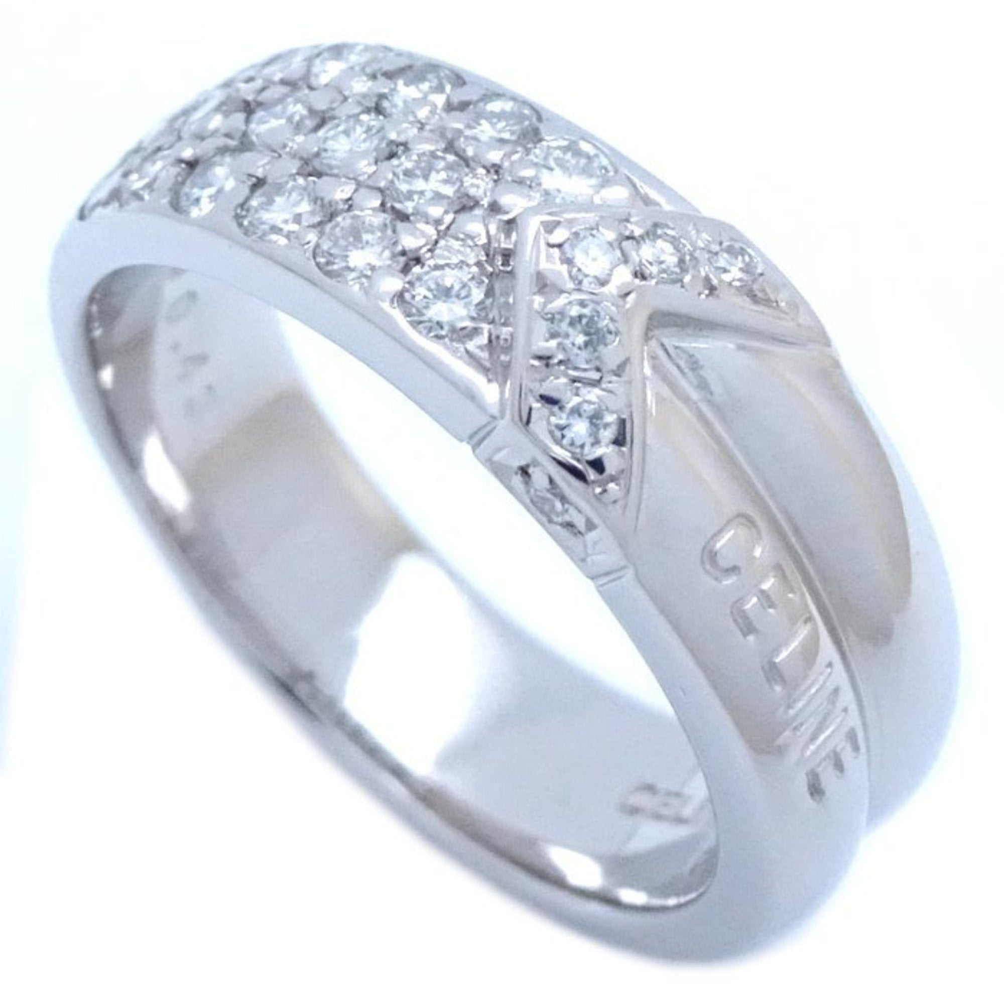 image of CELINE Diamond Ring 0.43ct Pt900 Platinum 290751