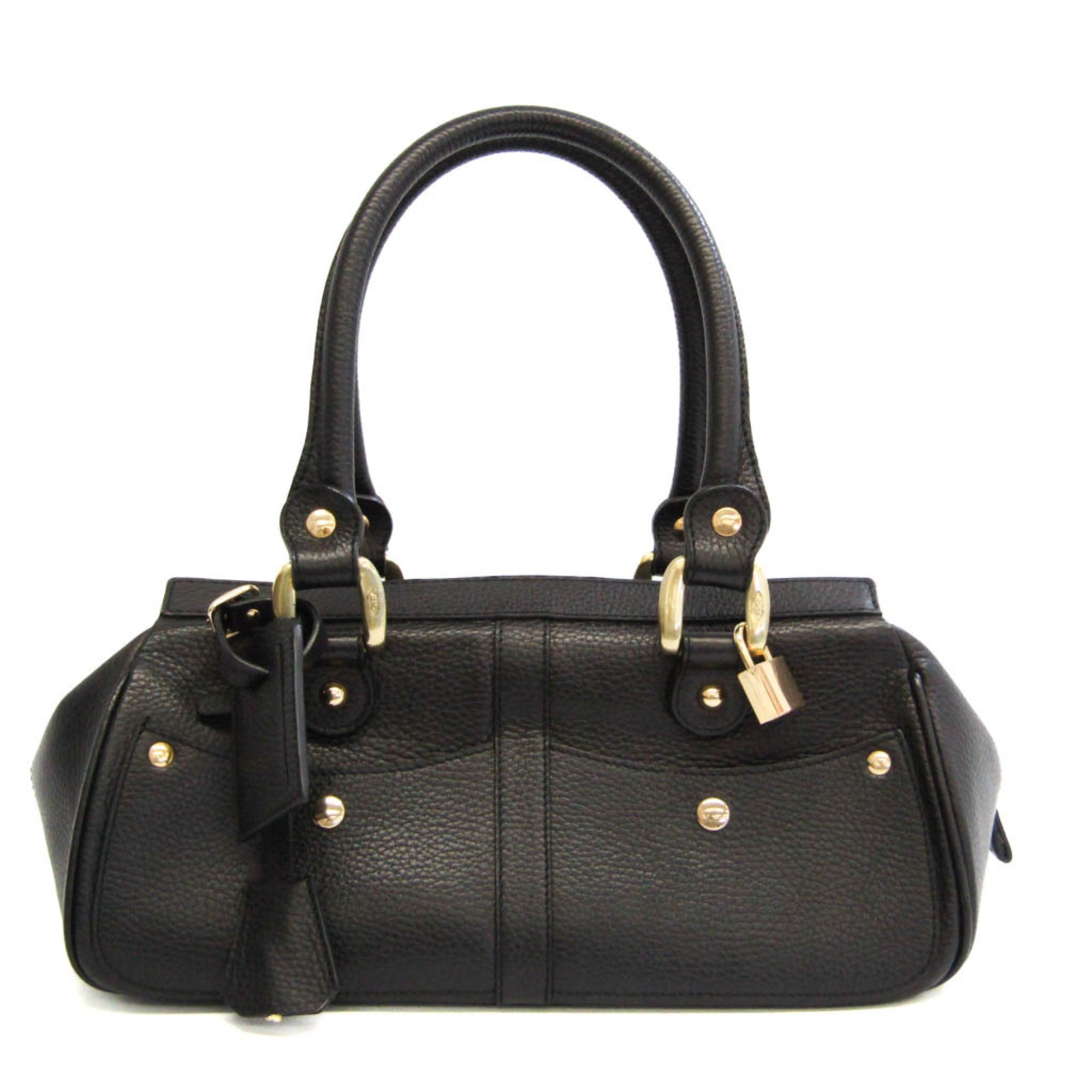 j&m davidson women's leather handbag black