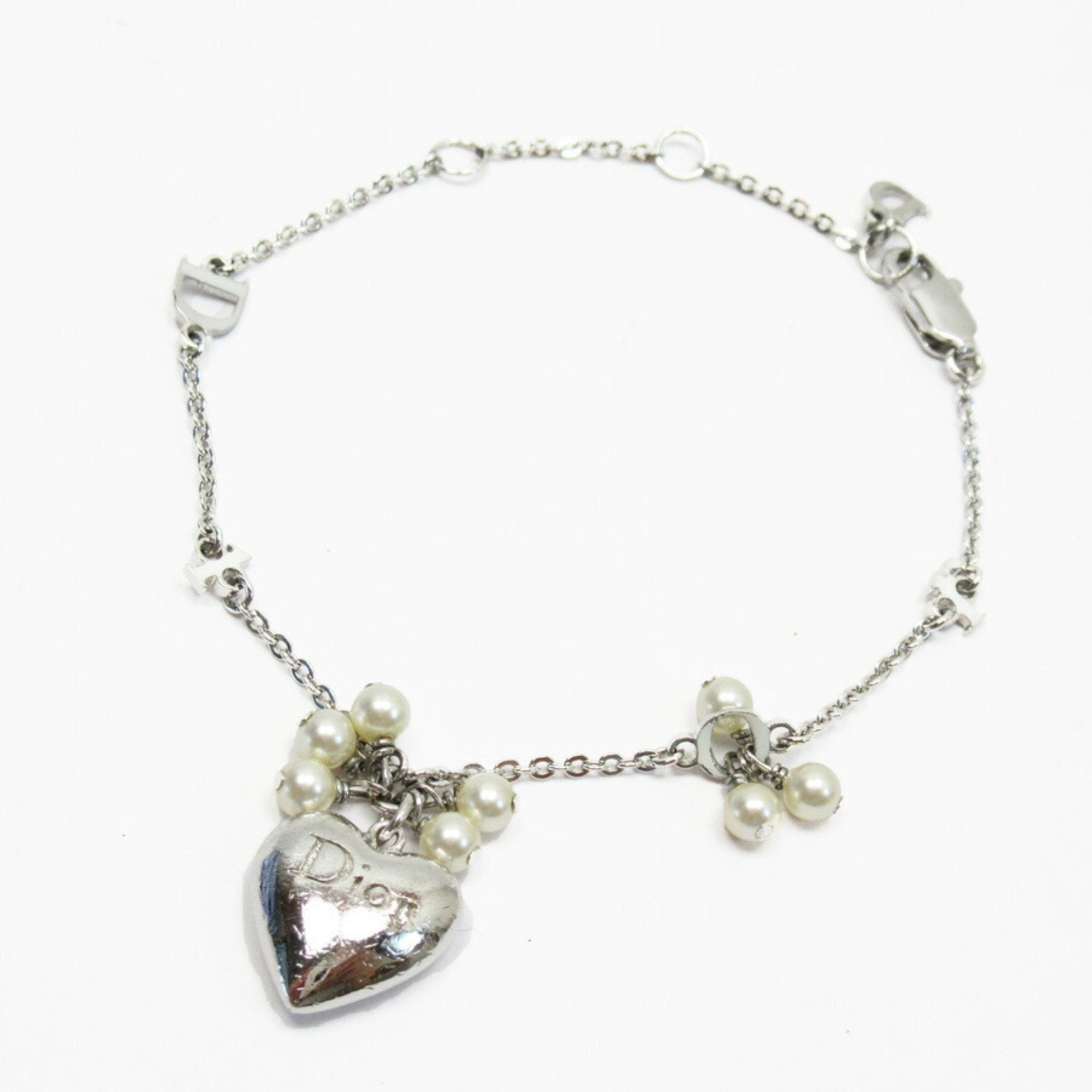 Bracelet Silver Pearl Fake