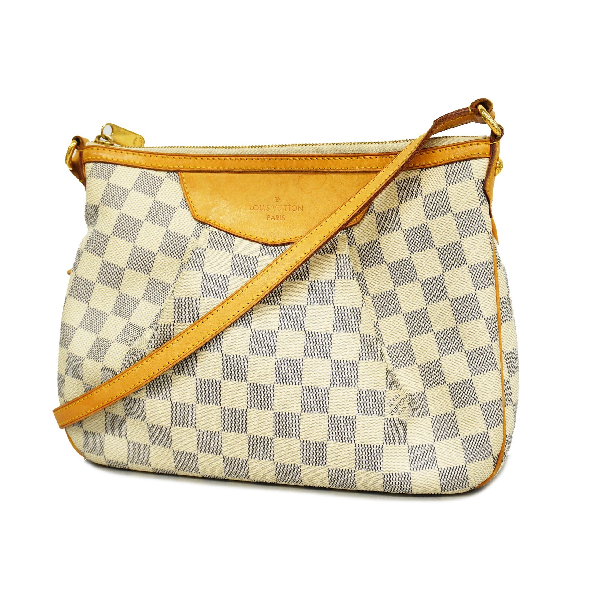 LOUIS VUITTON Damier Azur Siracusa PM Shoulder Handbag - 20% Off