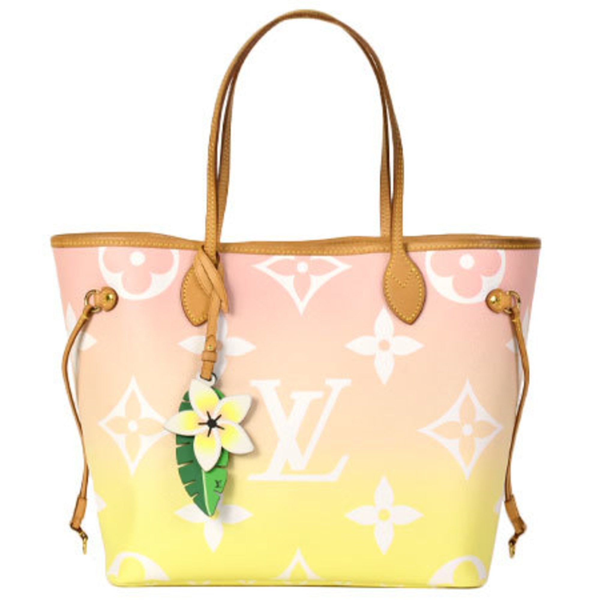 Louis Vuitton Red x Pink x Orange Monogram Giant Neverfull MM Tote Bag  33lz427s at 1stDibs