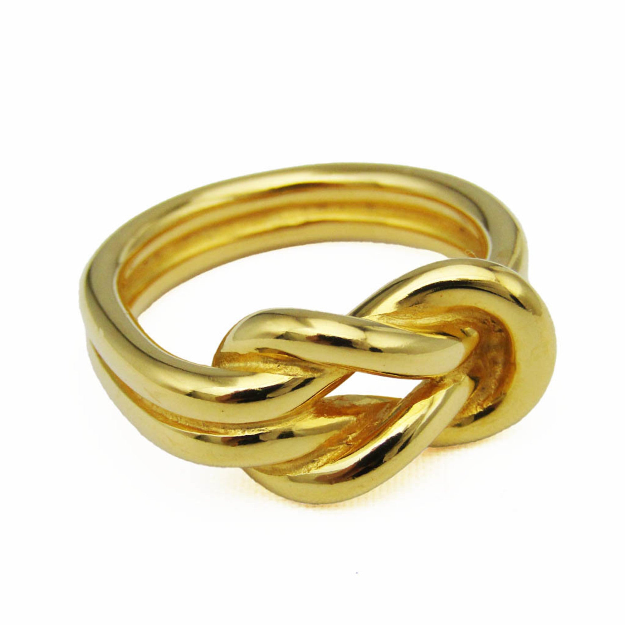 image of HERMES Metal Scarf Ring Gold Atame