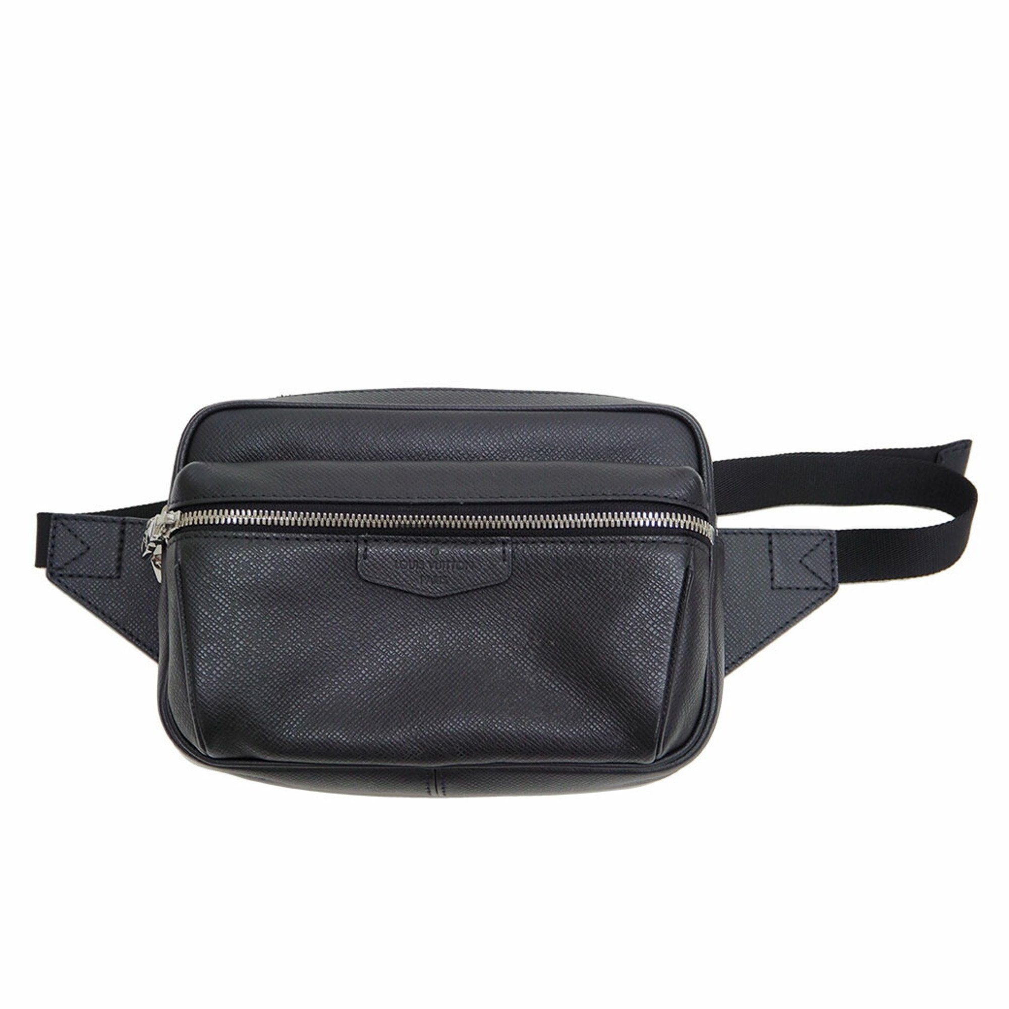 Louis Vuitton Bumback Outdoor Body Bag Taiga Black M33438 Waist Pouch Men's,  Black Rewards - Monetha