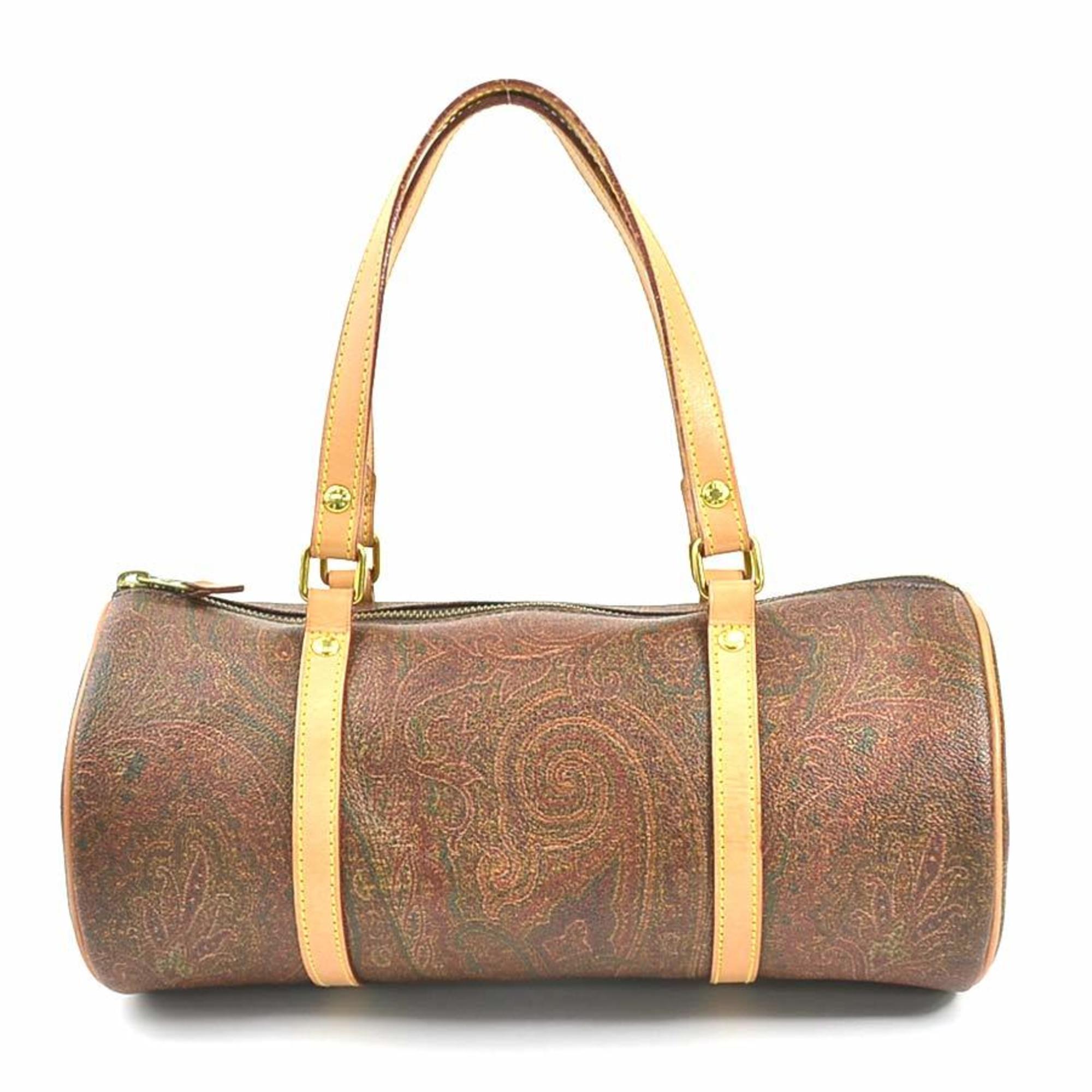 Handbag Paisley PVC/Leather Multicolor Women's