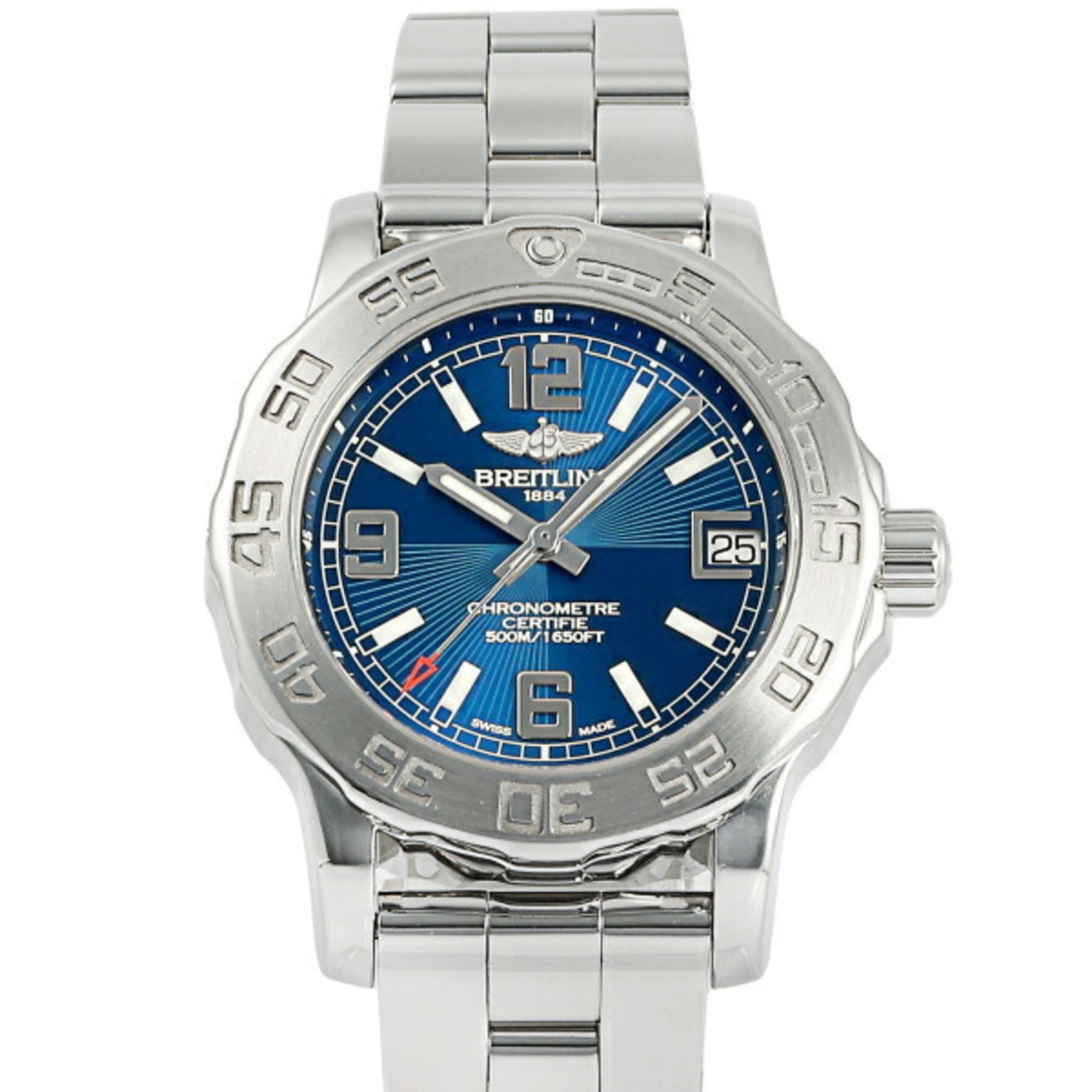 Image of BREITLING Colt A77387 Blue Dial Watch Ladies