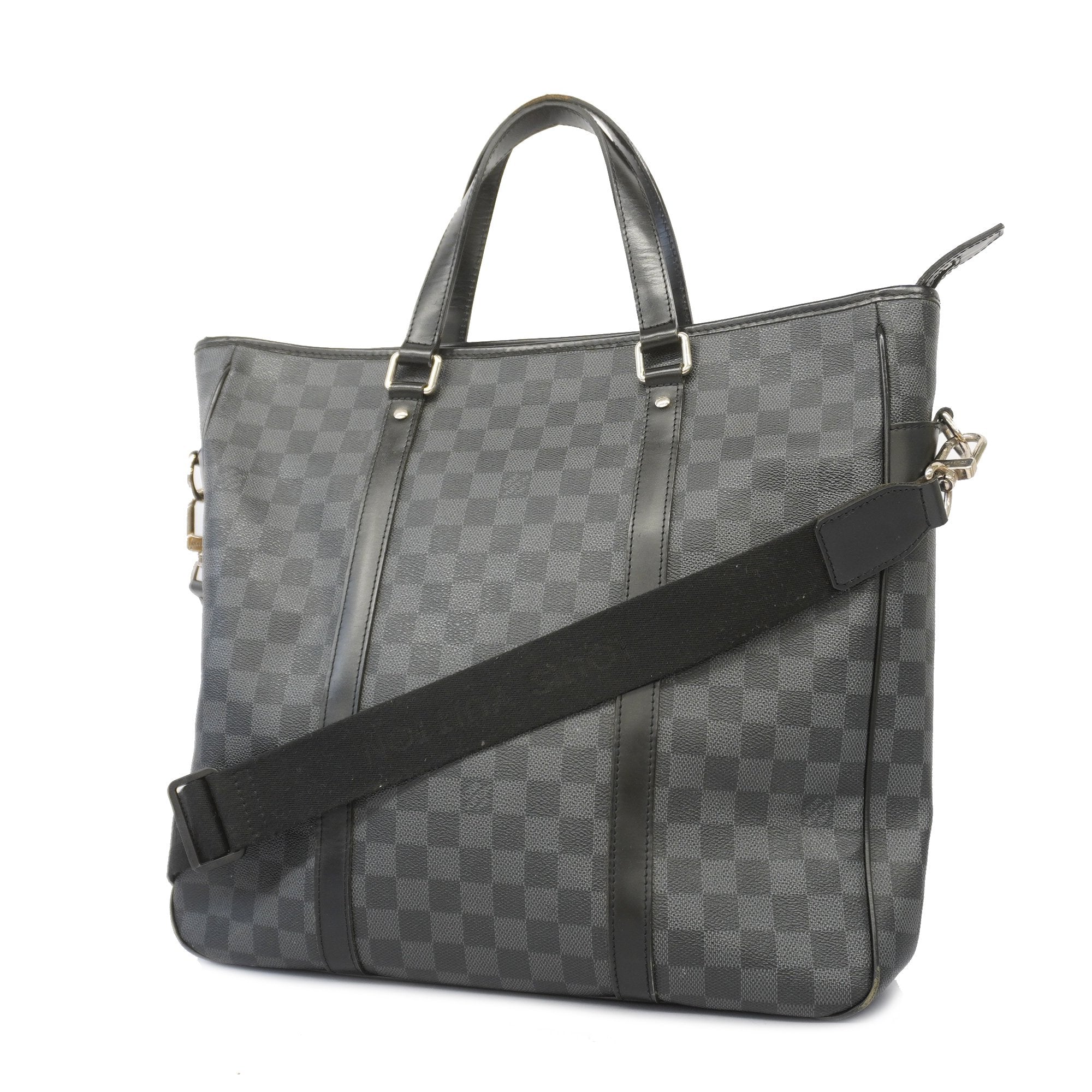 Louis Vuitton Damier Graphite Tadao PM N41259 Men's Briefcase