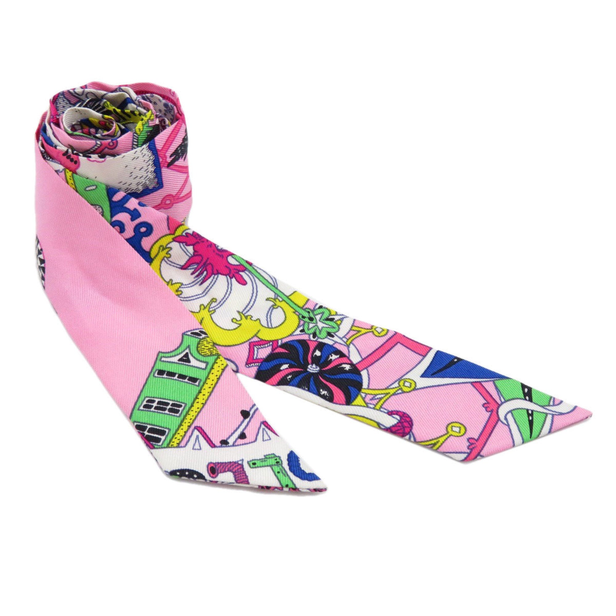 image of HERMES Twilly Scarf Muffler Silk Women's