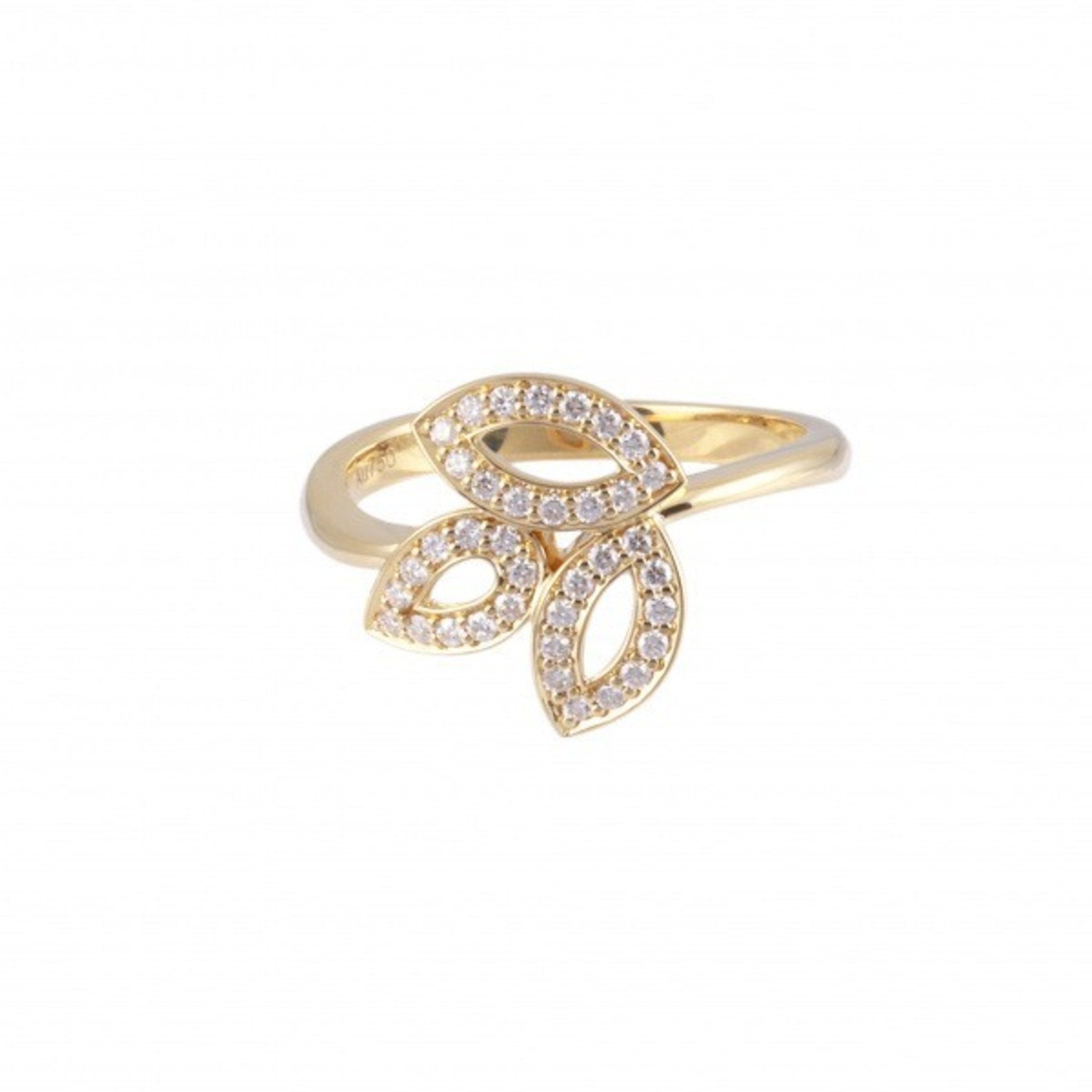 image of HARRY WINSTON Lily Cluster Mini Ring K18YG Yellow Gold