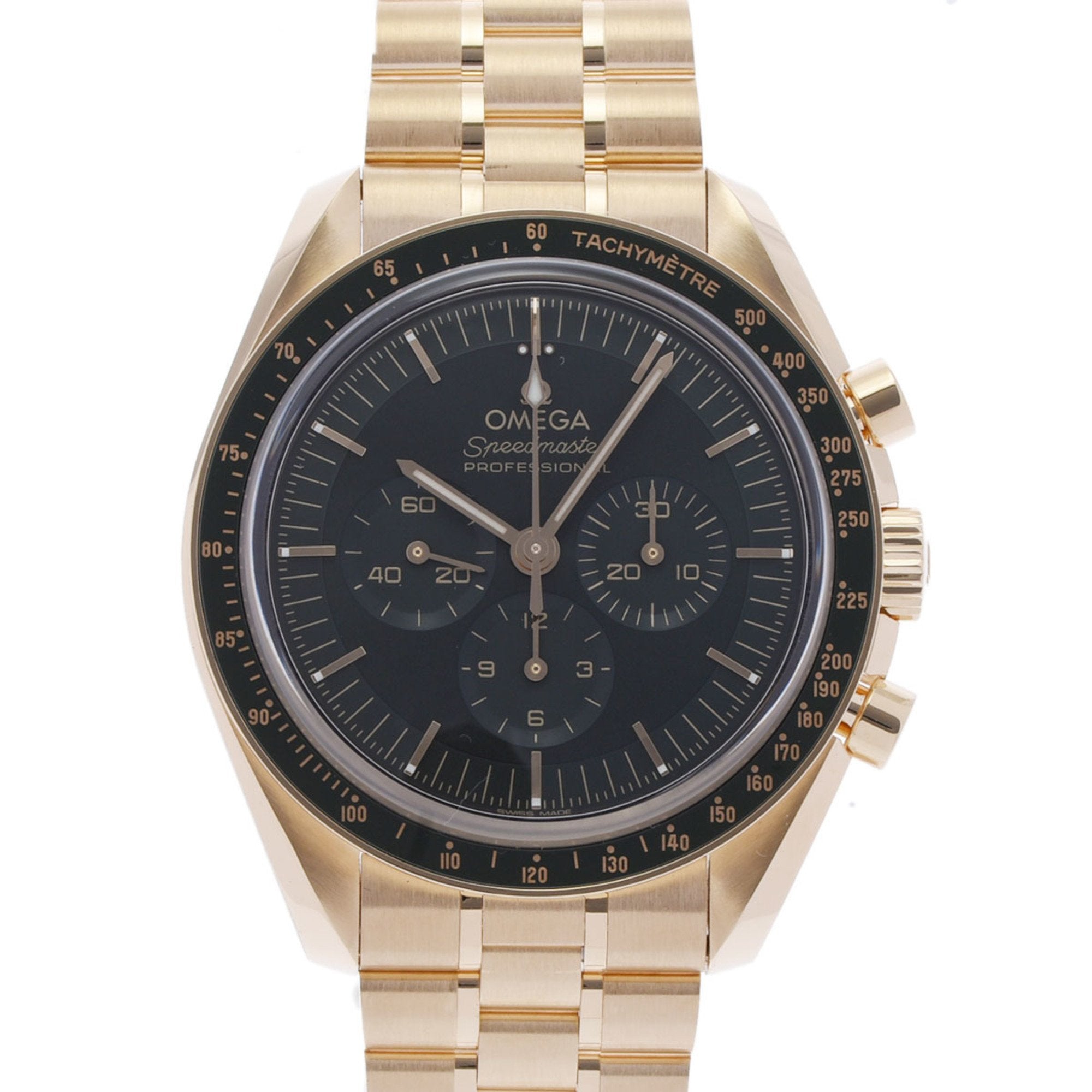 Speedmaster Moonwatch 310.60.42.50.10.001 Men's YG Watch Manual Winding Dial