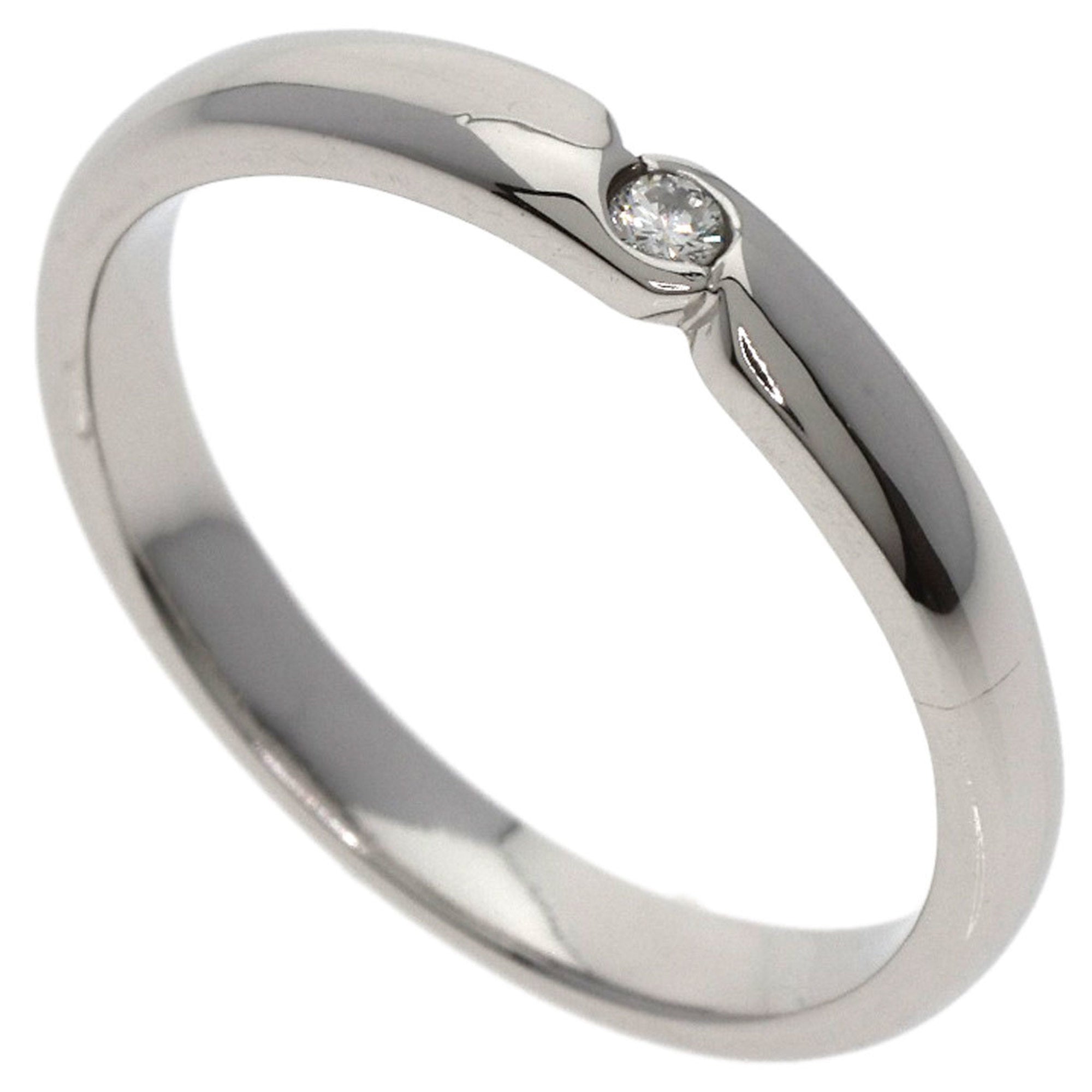 Image of CELINE 1P diamond ring platinum PT900 ladies