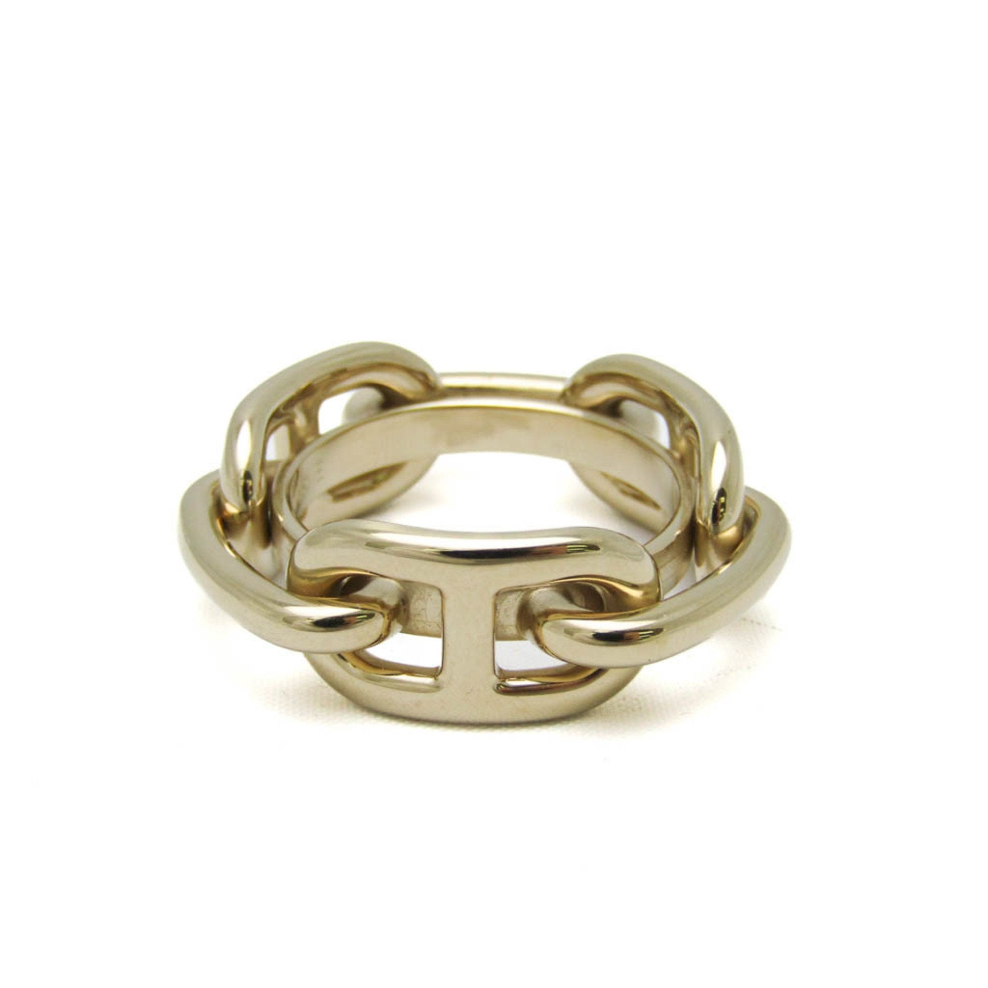 Image of HERMES Metal Scarf Ring Gold Lugate Shane Dunkle