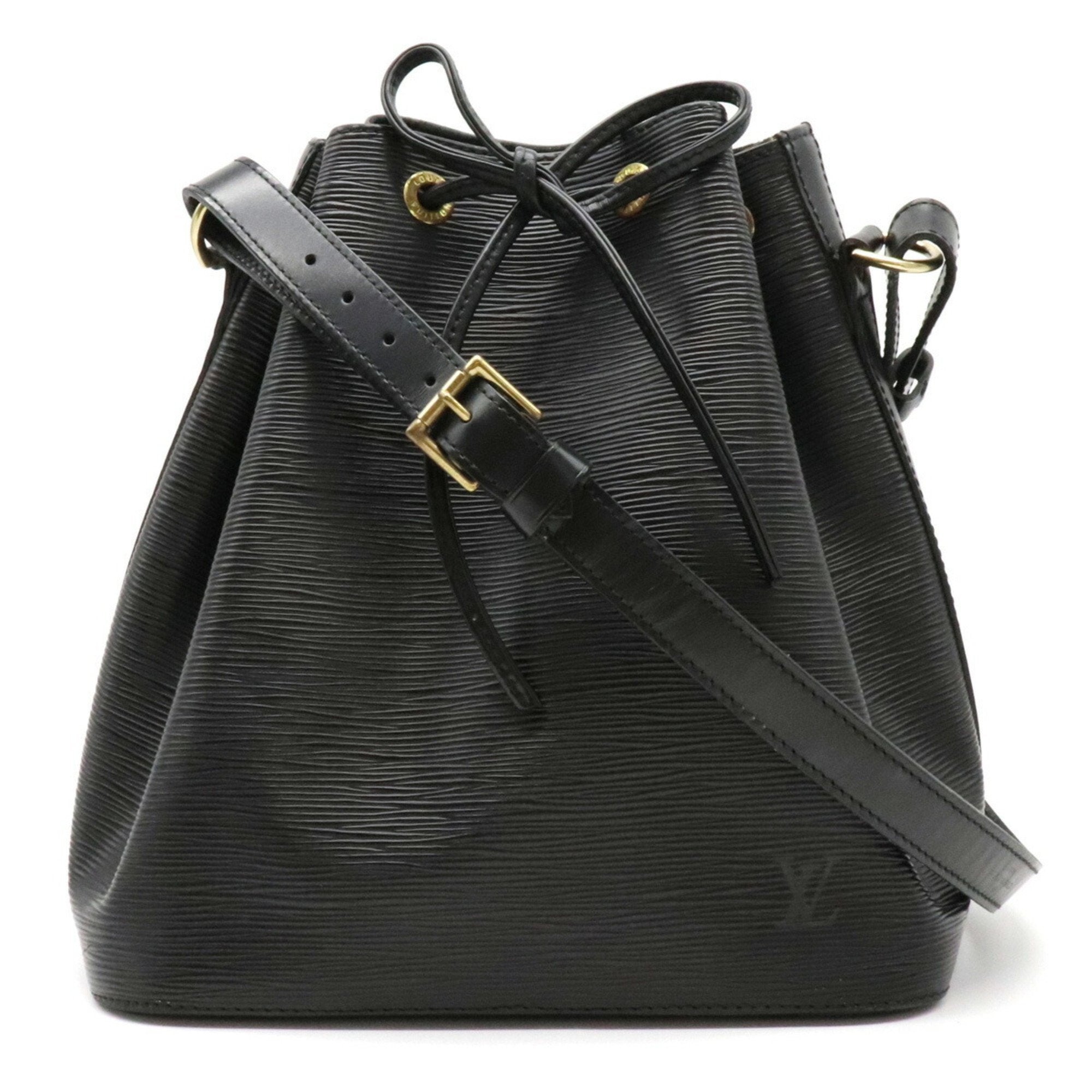 Louis Vuitton Neverfull Noir Petit Noe 12lva630 Black Epi Leather