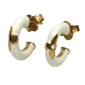 Louis Vuitton Bookle Dreille Blooming Earrings Gold M64859 LV