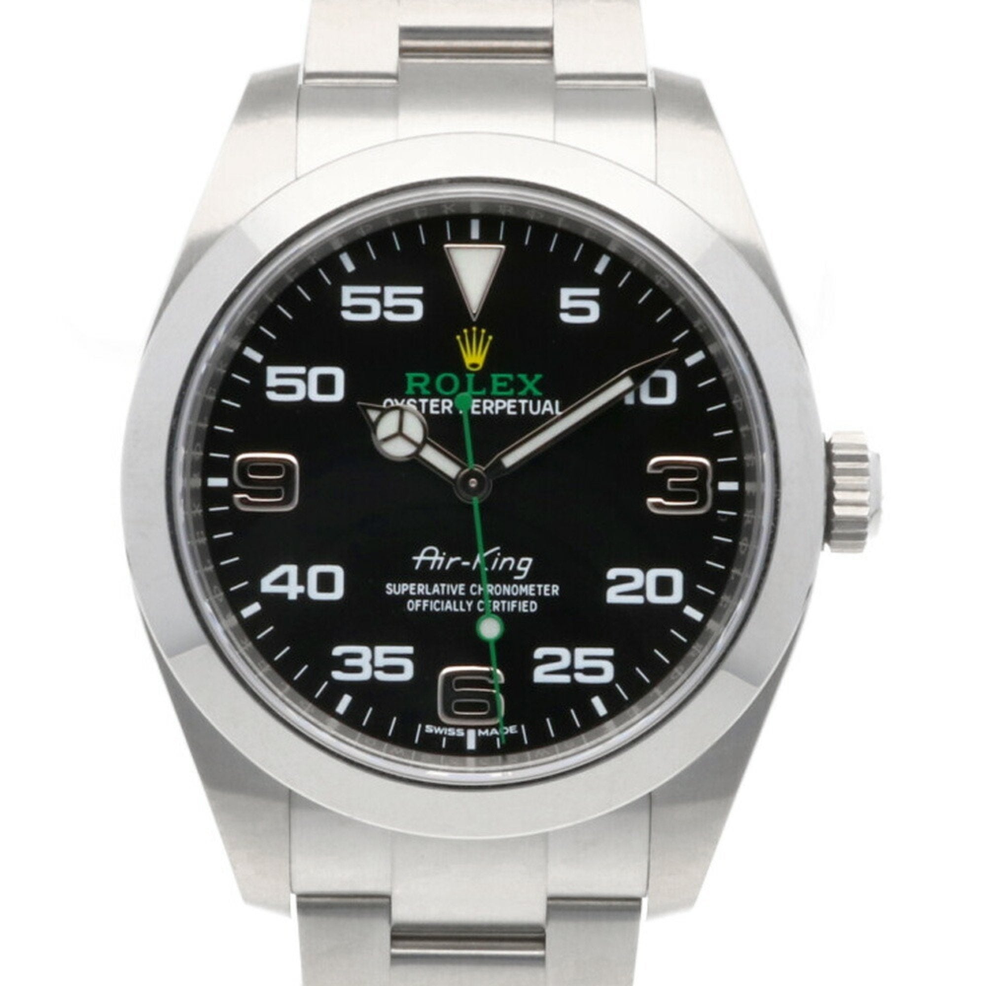 image of ROLEX Air King Oyster Perpetual Watch SS 116900 Men's