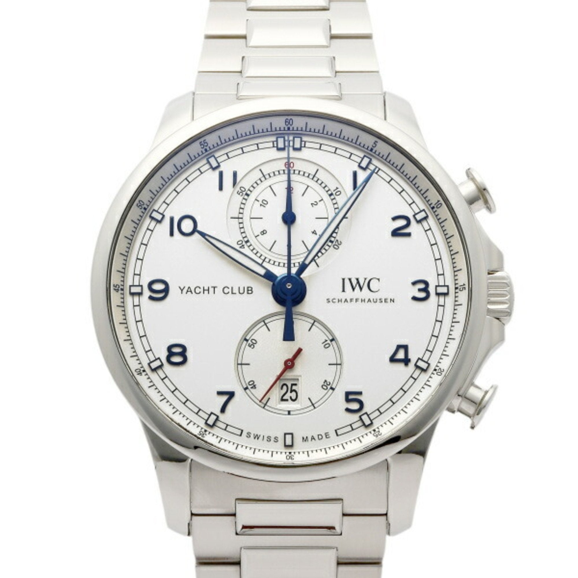image of IWC Portugieser Yacht Club Chronograph IW390702 Silver Dial Watch Men's