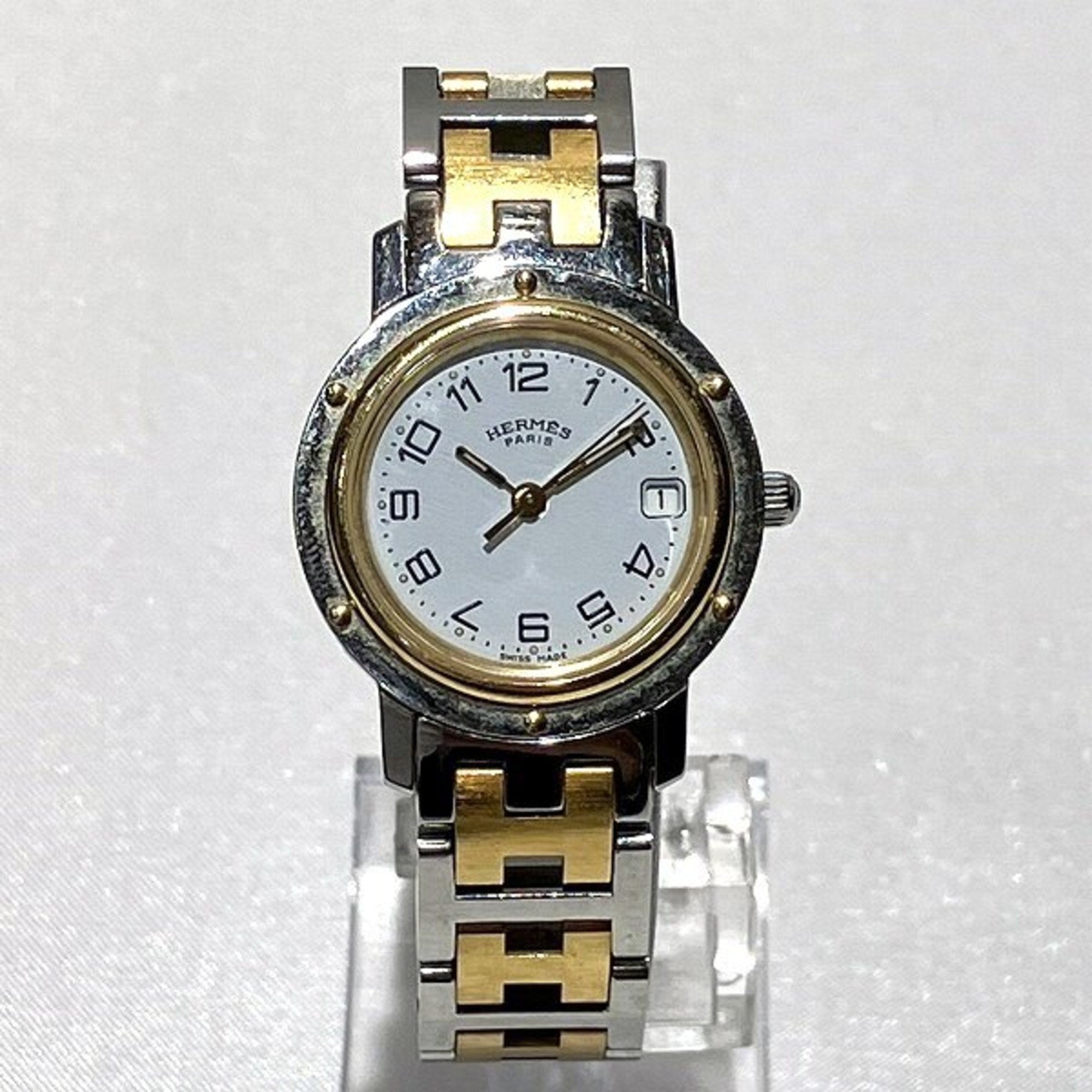 image of HERMES Clipper CL4.220 Quartz Watch Ladies