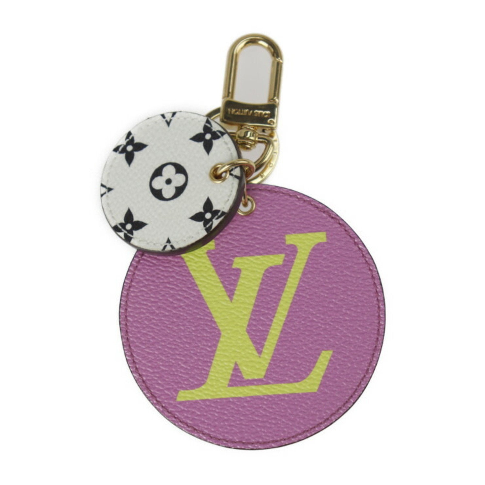 LOUIS VUITTON Louis Vuitton Astro pill key holder M51912 monogram multicolor  black gold metal fittings ring with light bag charm