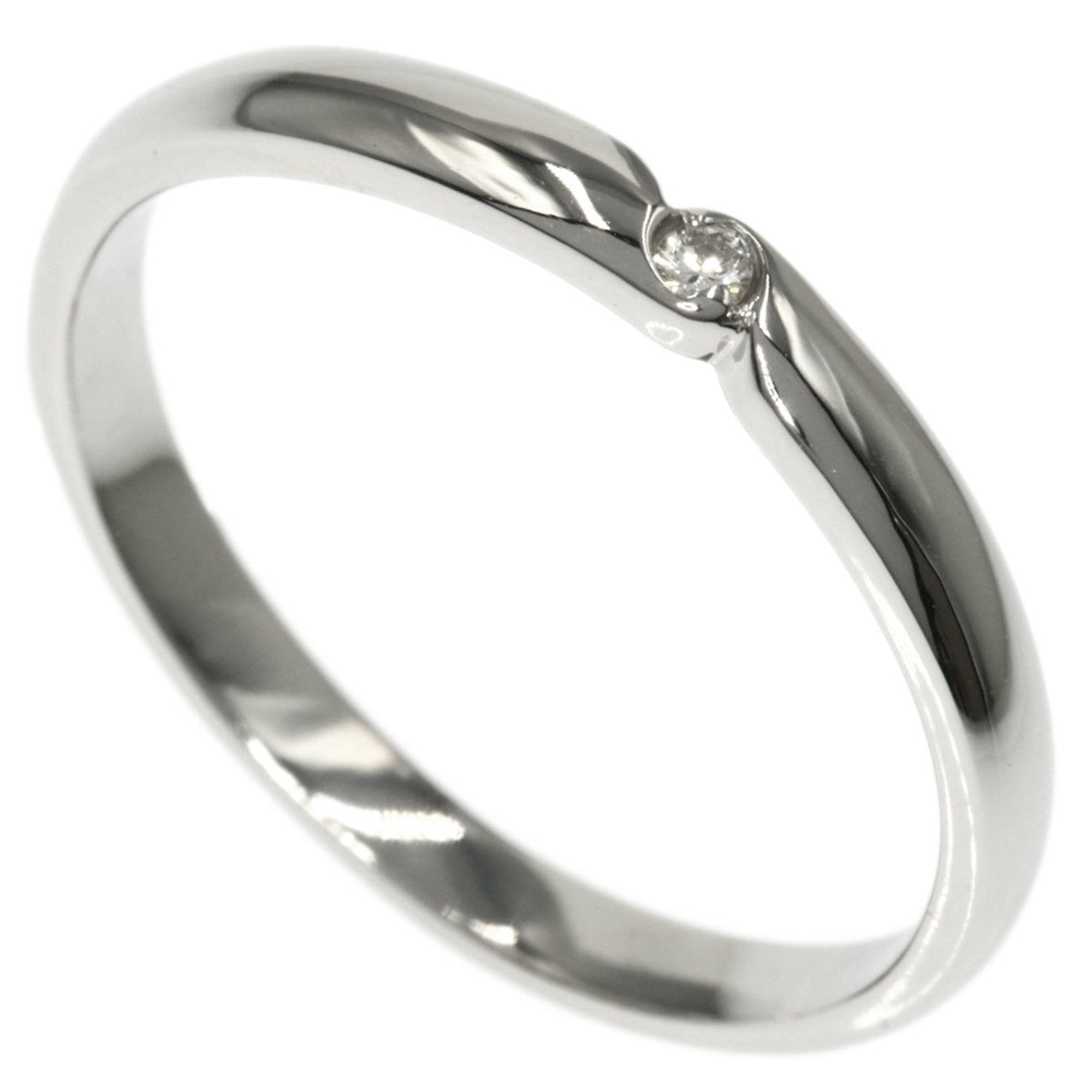 image of CELINE 1P diamond ring platinum PT900 ladies