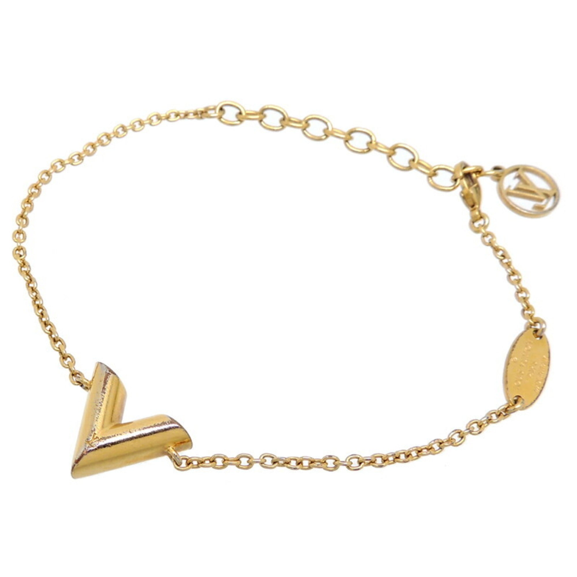 Louis Vuitton Essential V Metal Bangle Gold