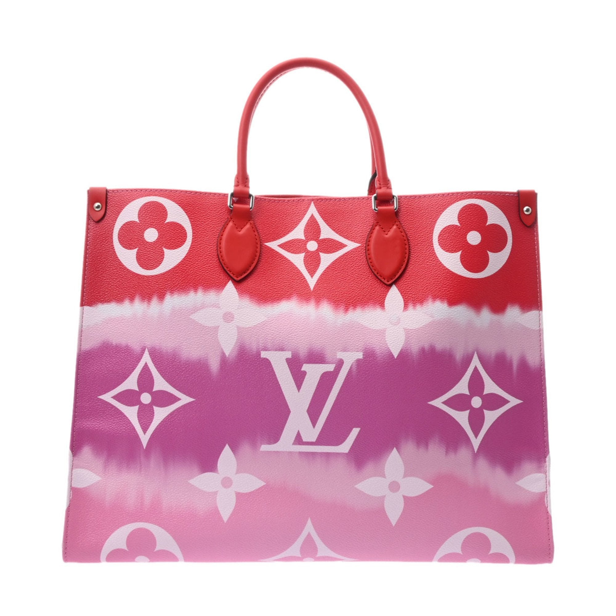 Pink Louis Vuitton LV Escale Onthego GM Rainbow