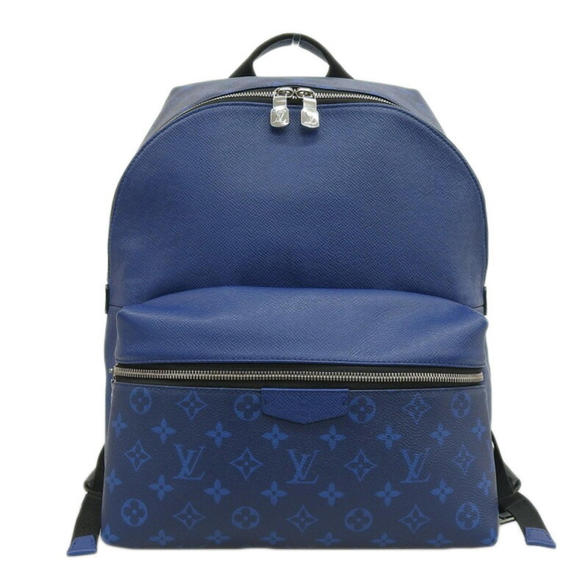 Louis Vuitton Navy Monogram Shadow Leather Sprinter Backpack Black Hardware, 2021-2022 (Like New)