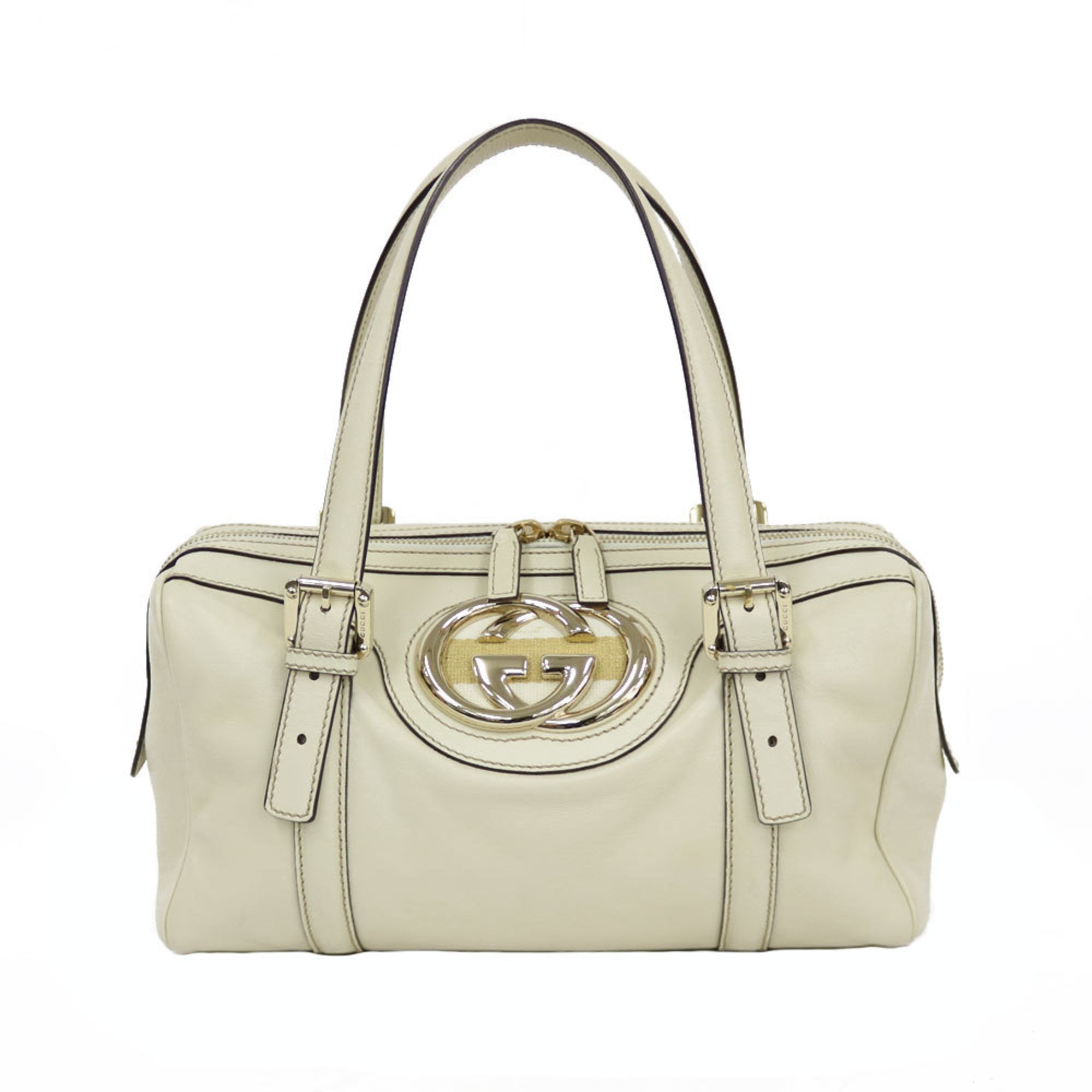 Gucci Shoulder Bag White Ladies