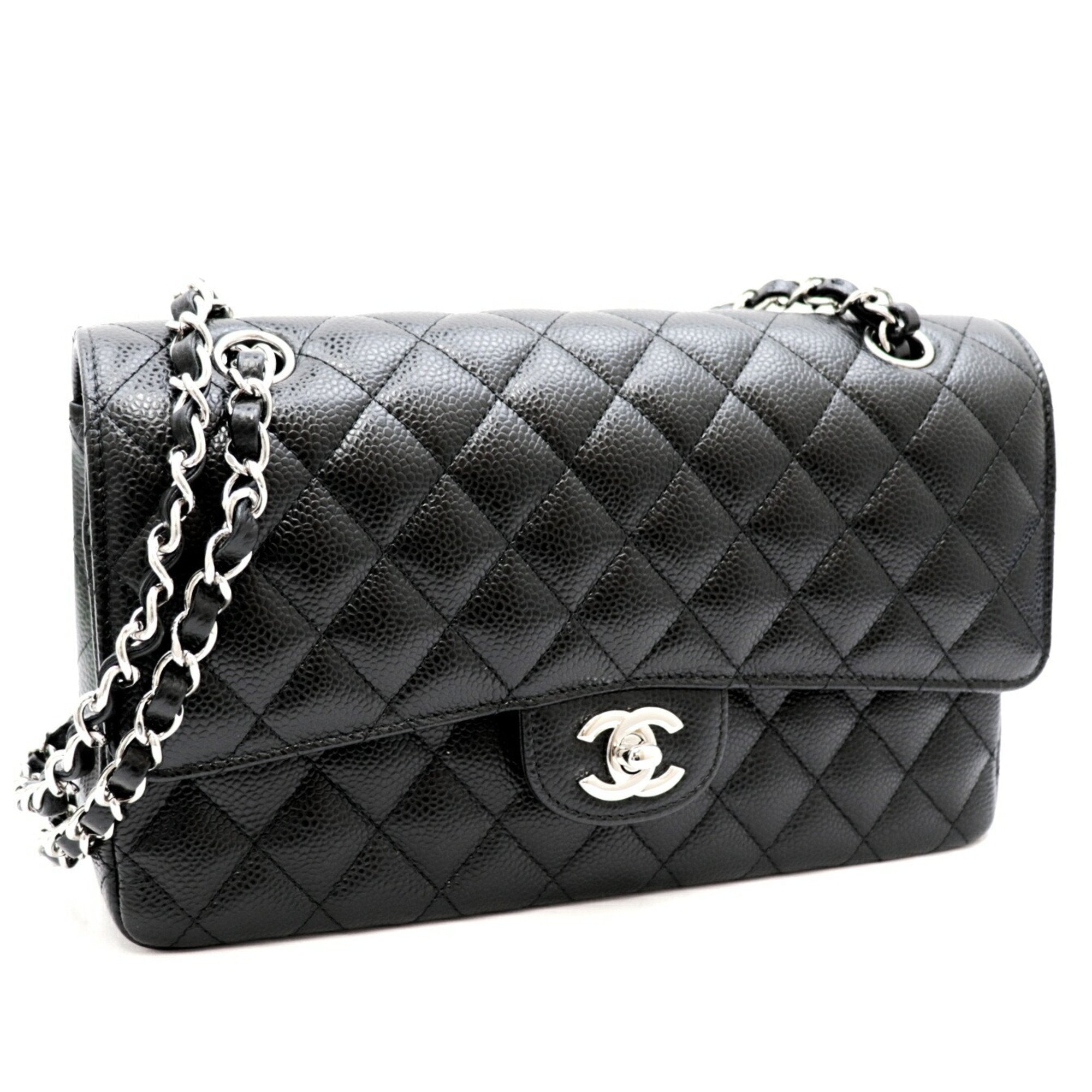 CHANEL Black V Stitch Double Flap Crossbody bag with Gold Chain And Ch   Lisa Stirling Vintage