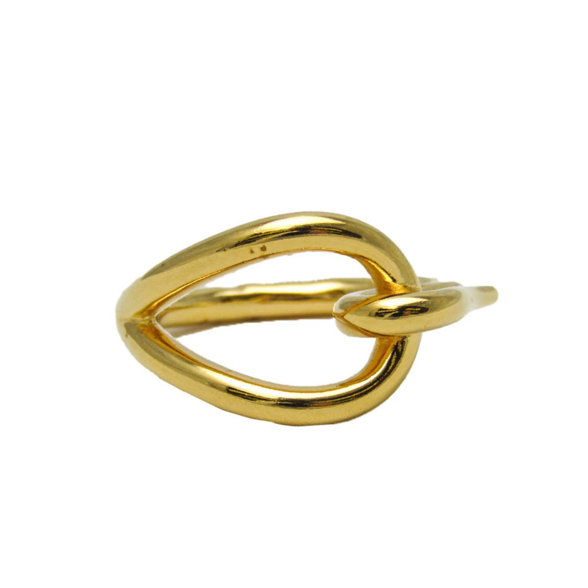 image of HERMES Metal Scarf Ring Gold jumbo