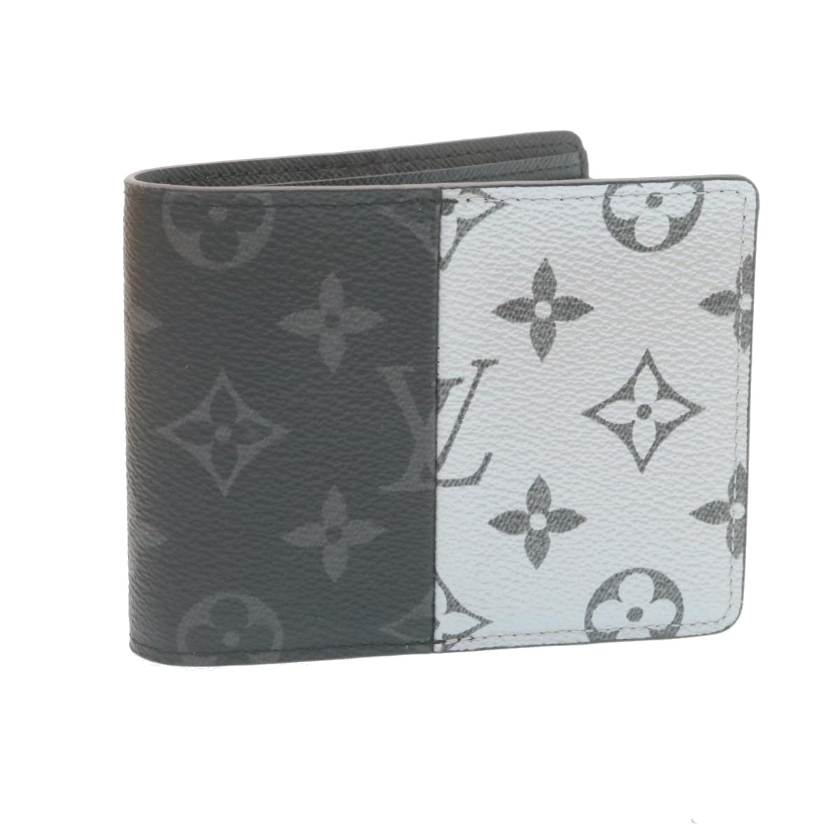 Image of LOUIS VUITTON Monogram Eclipse Split Portefeuille Multipull Wallet M63025 27779