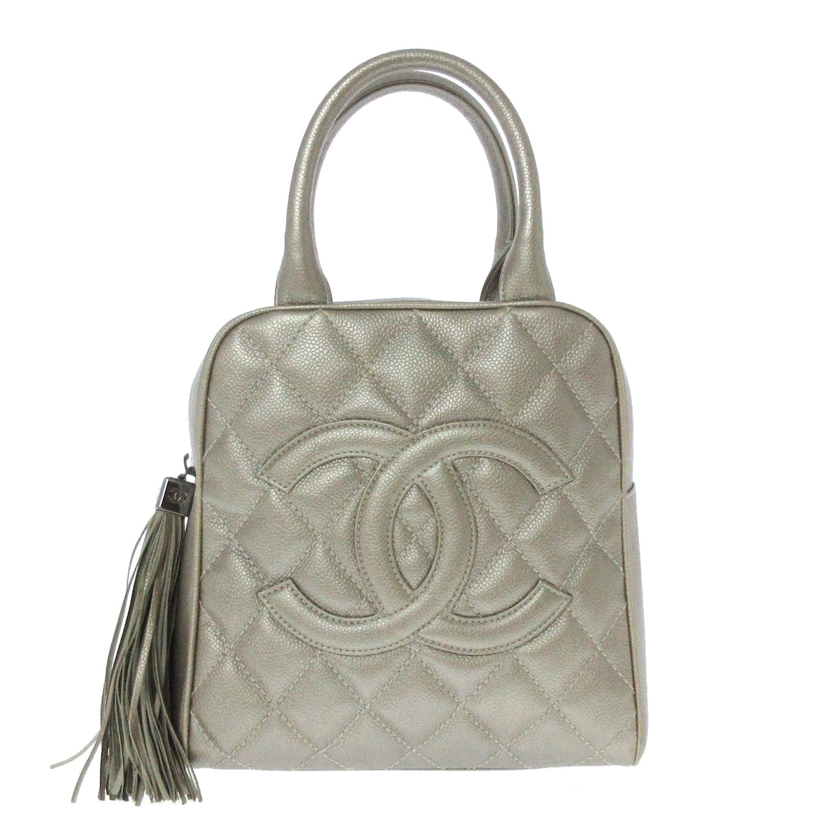 chanel bowling bag beige