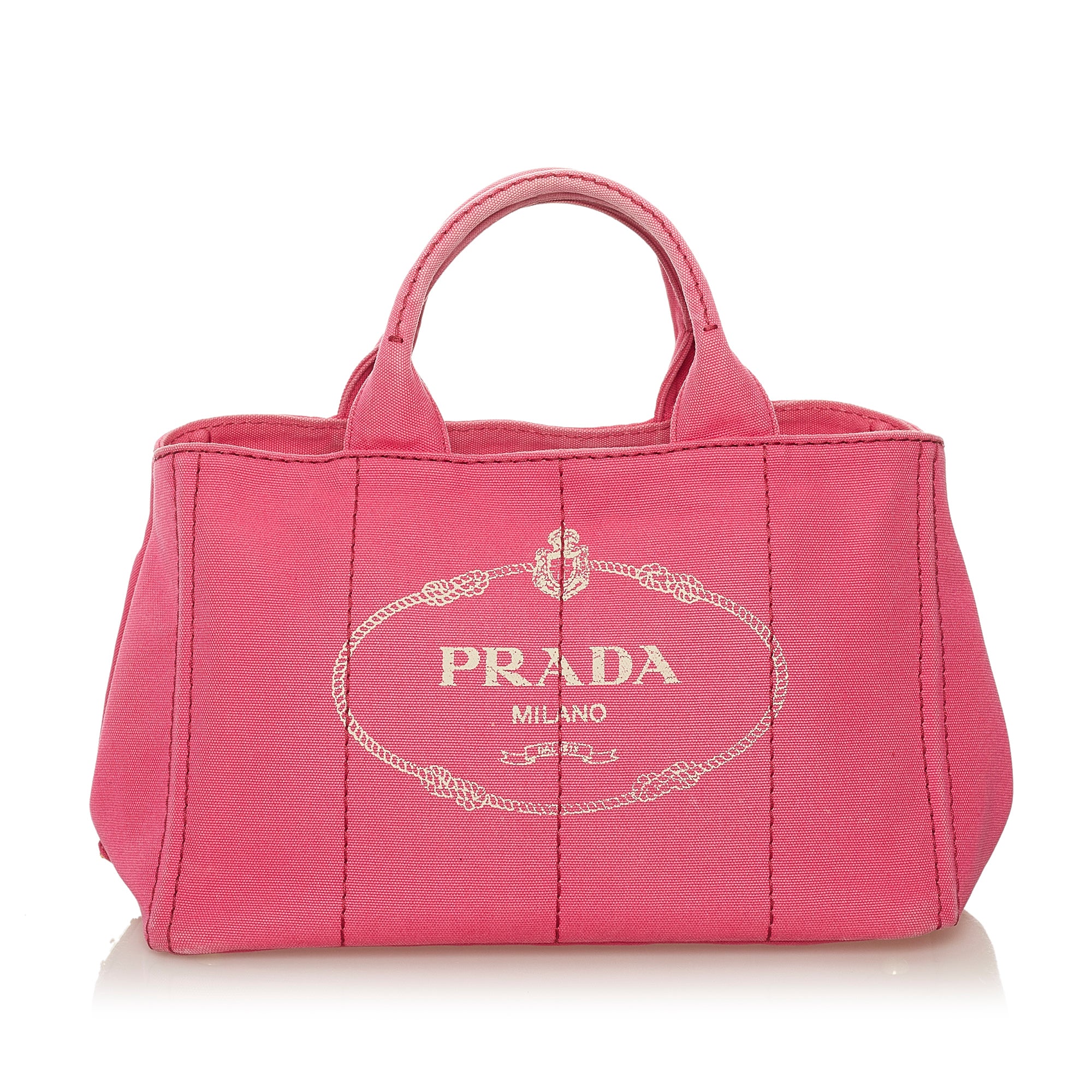 Prada Canapa Logo Canvas Handbag