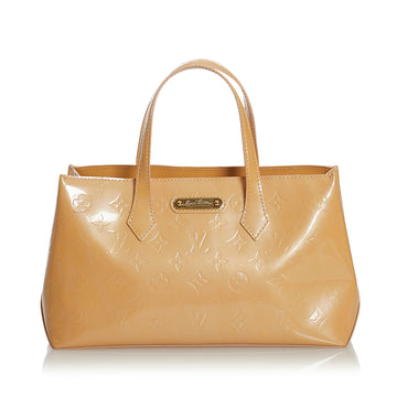 Louis Vuitton Rose Pop Vernis Leather Wilshire PM Handbag