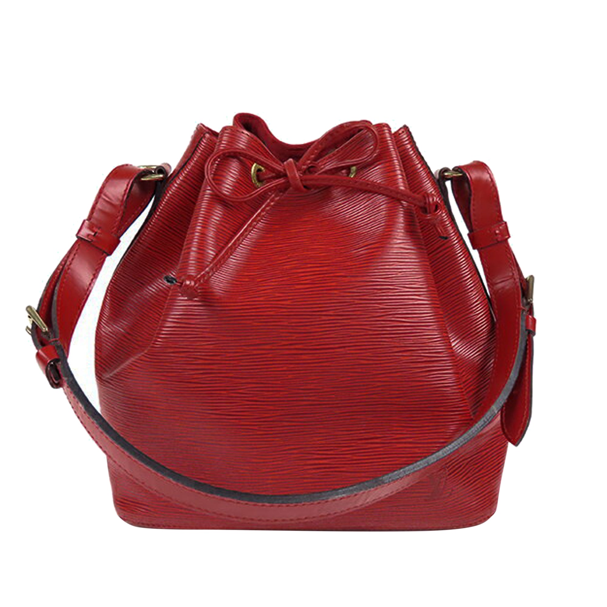 Petit Noé Bucket Bag  Luxury Fashion Leather Beige  LOUIS VUITTON