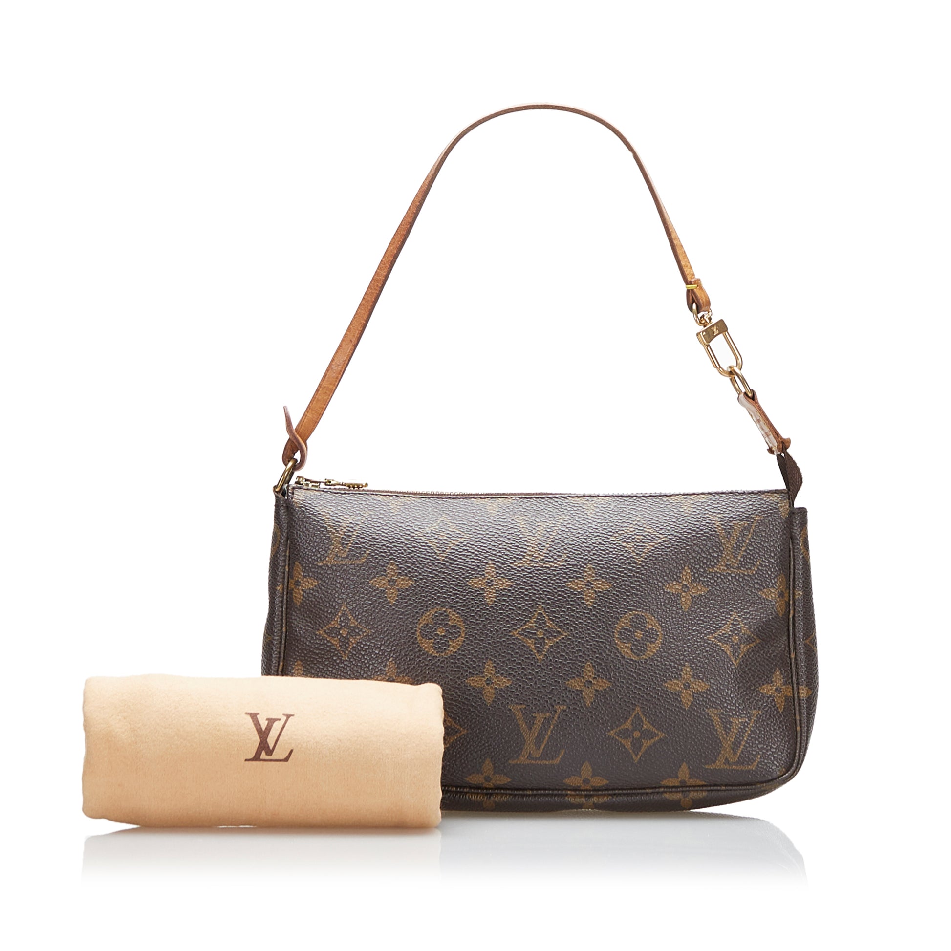 LOUIS VUITTON Monogram Pochette Croissant PM Shoulder Bag - Final Call