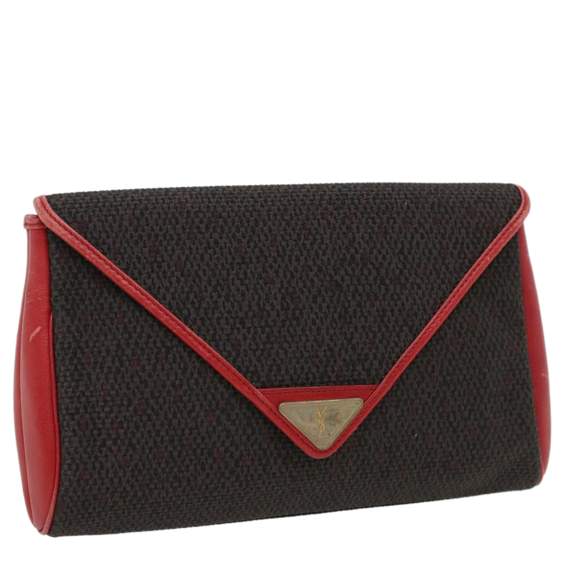 Clutch Bag PVC Leather Auth Bs7992