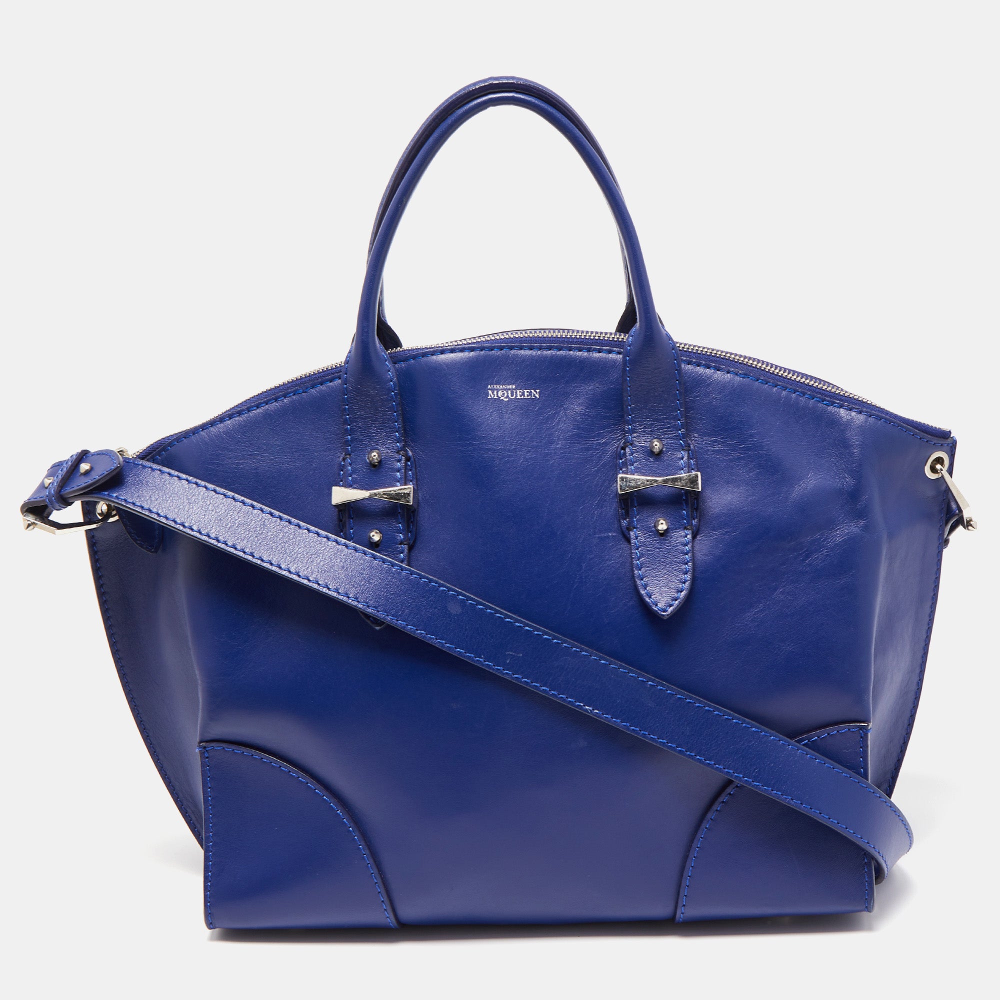 Ultramarine Leather Legend Satchel