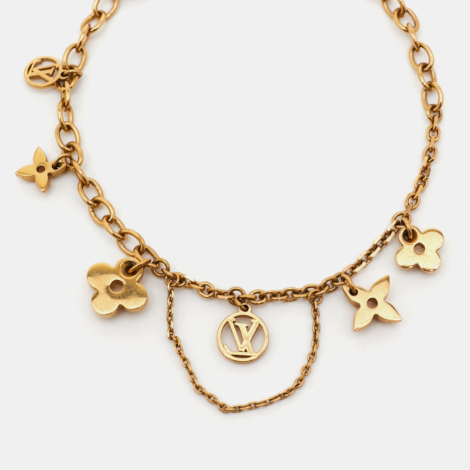 Louis Vuitton V 2018-19FW Blooming Supple Bracelet (M64858)