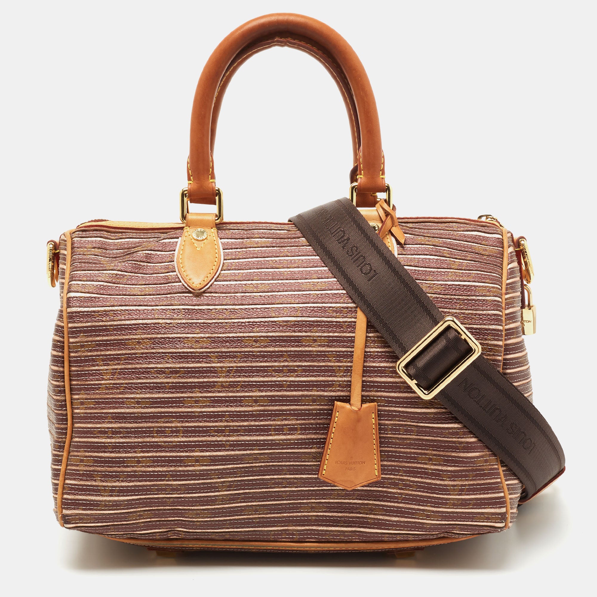 Louis Vuitton Peche Monogram Canvas and Leather Limited Edition Eden Speedy  30 Bag, Brown Rewards - Monetha