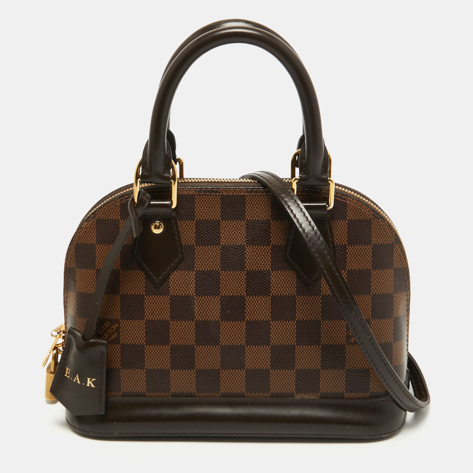 Louis Vuitton Alma Bb Brown Damier Ebene