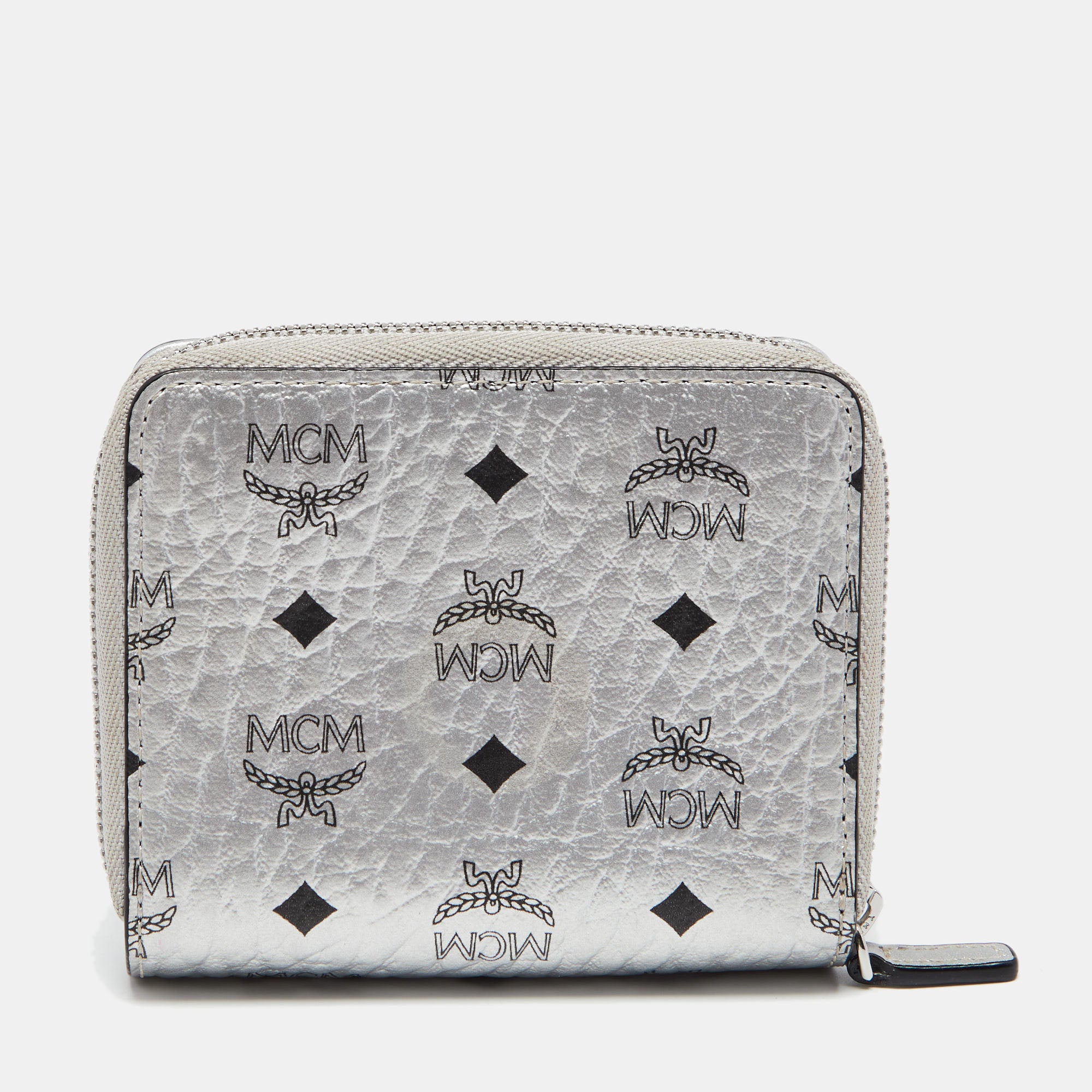 MCM METALLIC ZIPPED WALLET | www.sugarbun.com